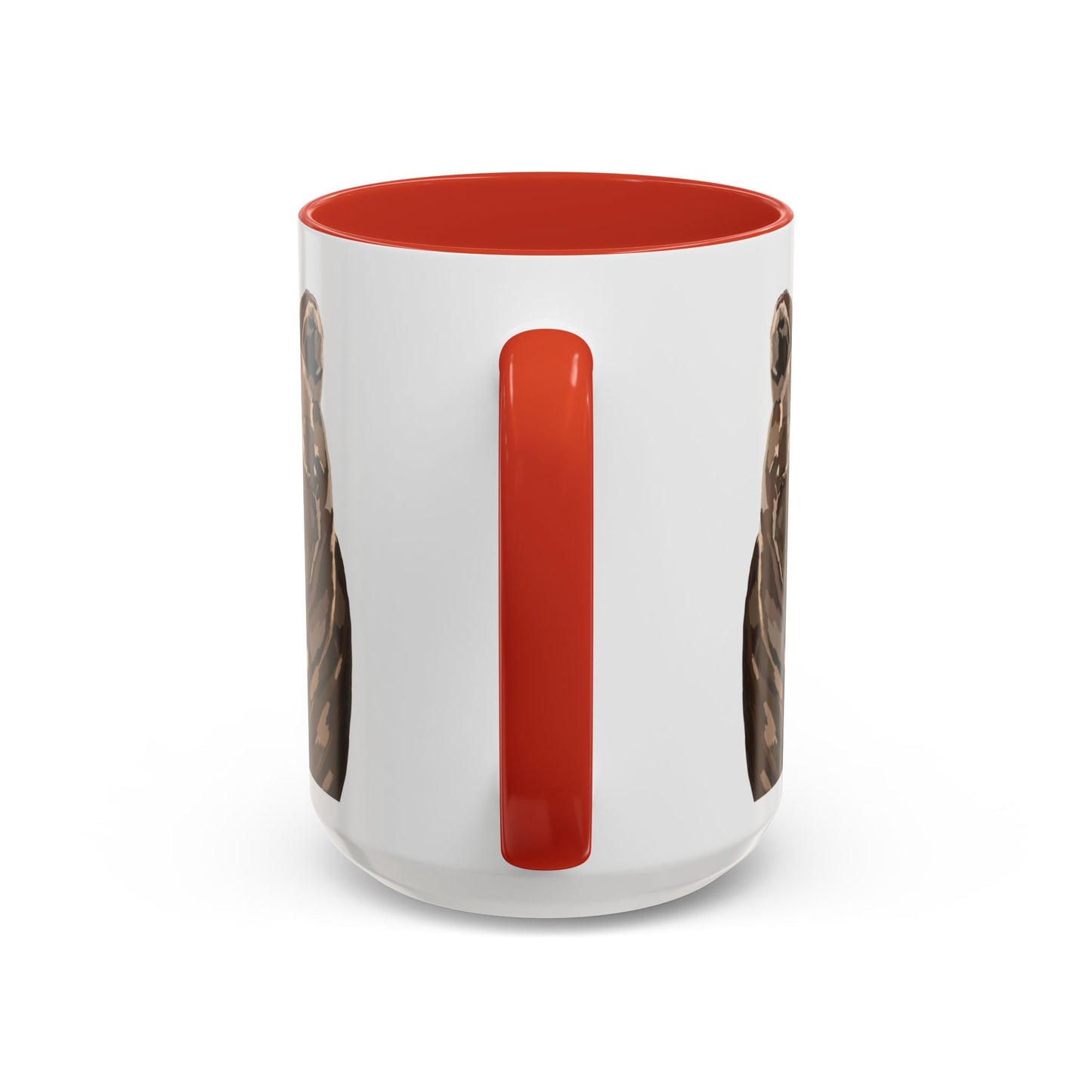 Brown Bear Two Tone Ceramic Mug - 11 oz & 15 oz - Blue Cava