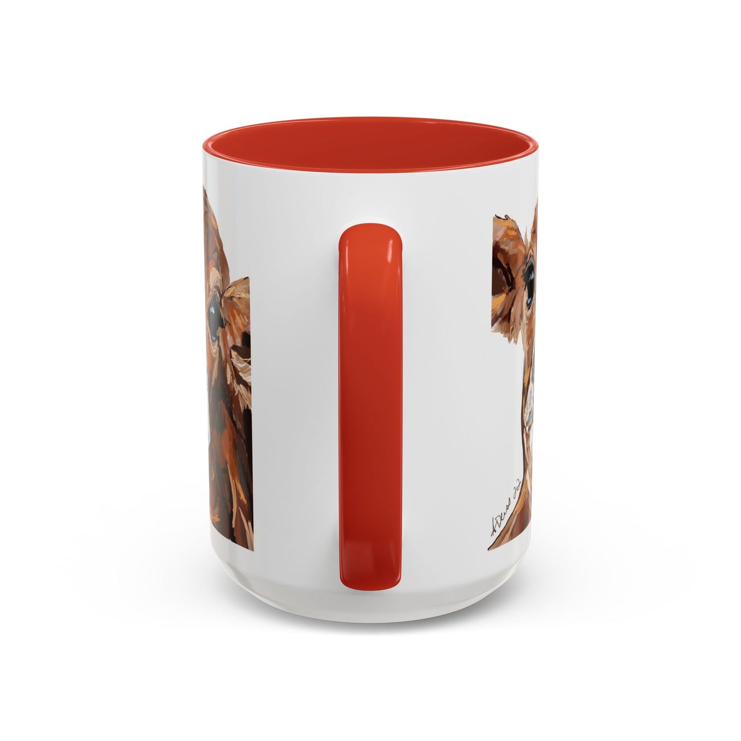 Brown Cow Two Tone Coffee Mug (11oz & 15oz) - Blue Cava