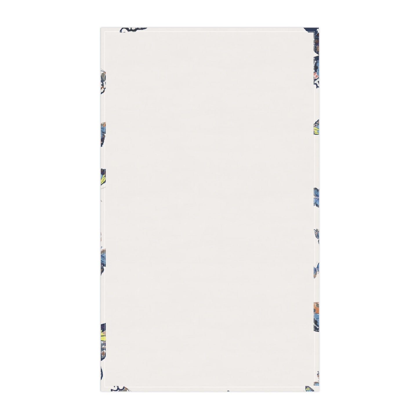 Butterflies Kitchen Tea Towels - Blue Cava