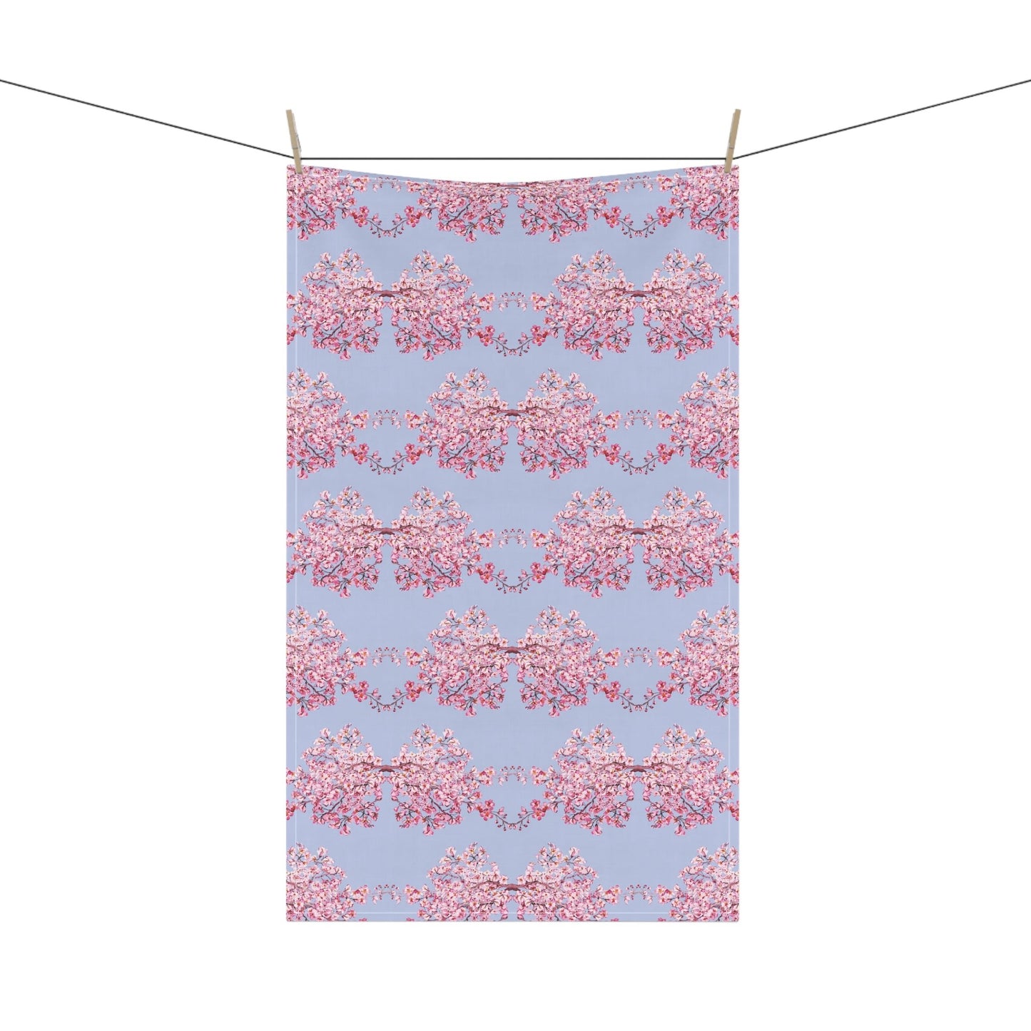 Charming Floral Kitchen Tea Towels - Blue Cava