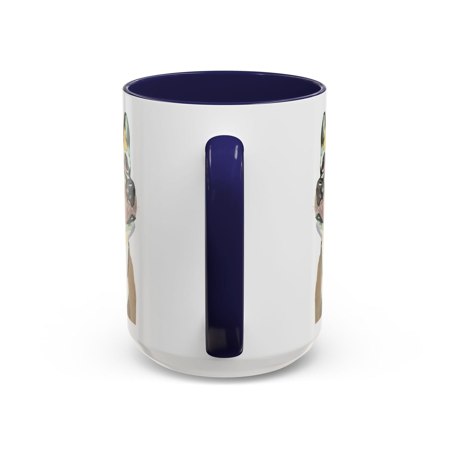Chihuahua Two Tone Ceramic Mugs - 11 oz & 15 oz - Blue Cava