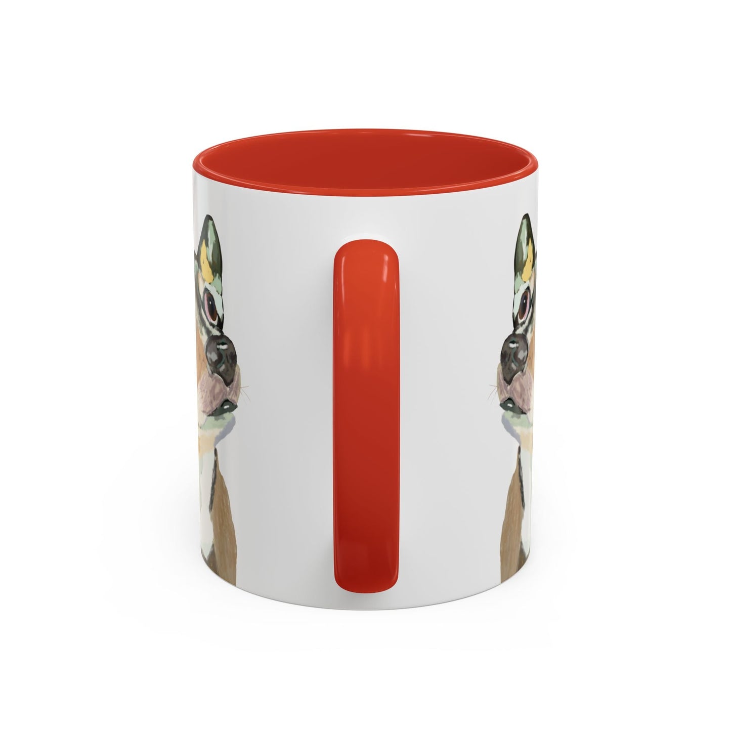 Chihuahua Two Tone Ceramic Mugs - 11 oz & 15 oz - Blue Cava
