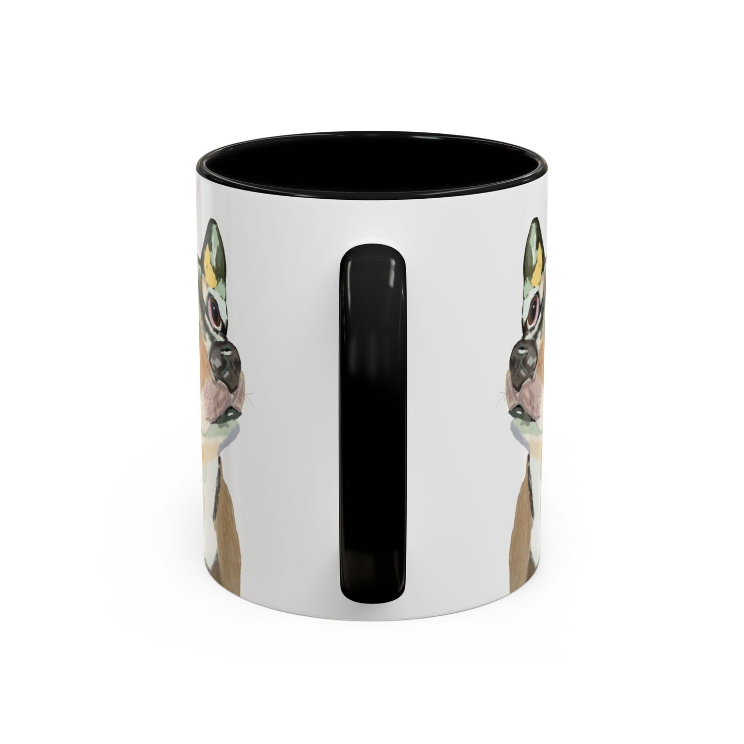 Chihuahua Two Tone Ceramic Mugs - 11 oz & 15 oz - Blue Cava