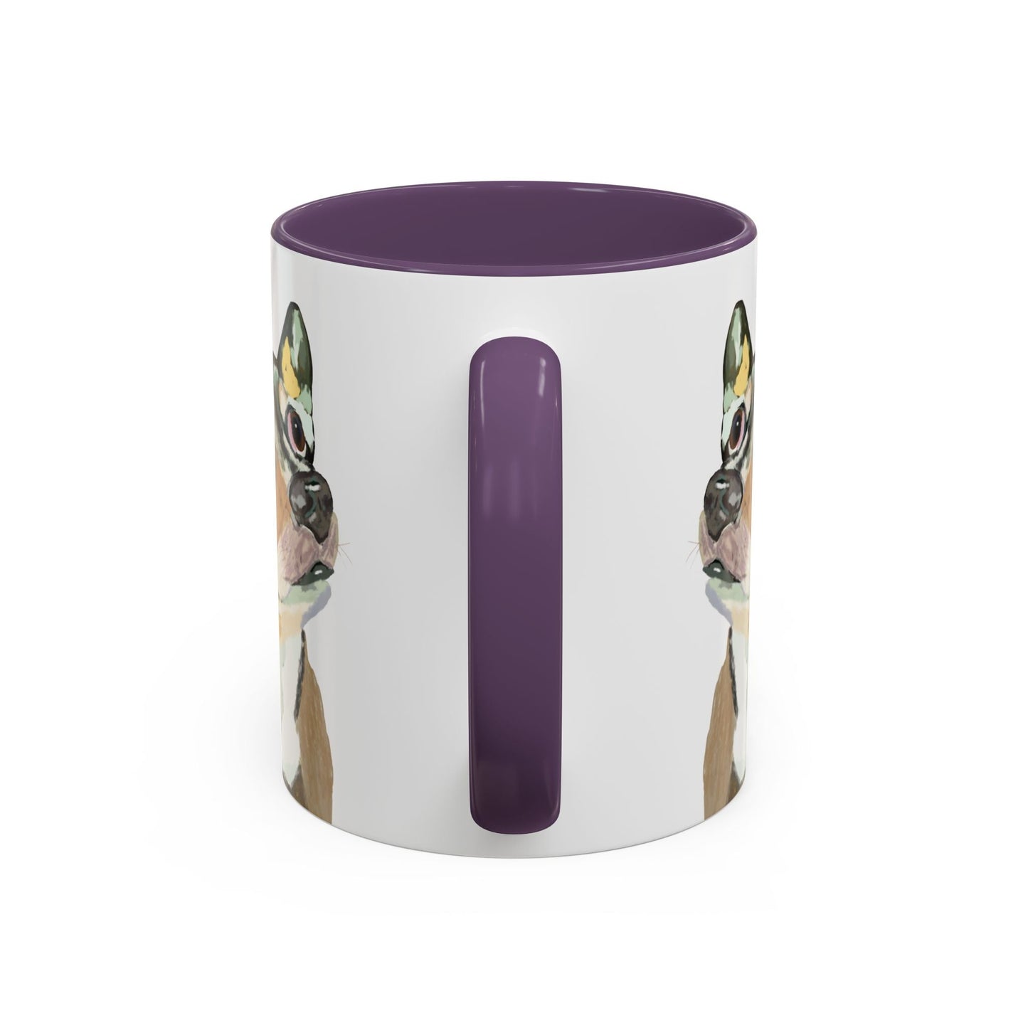 Chihuahua Two Tone Ceramic Mugs - 11 oz & 15 oz - Blue Cava