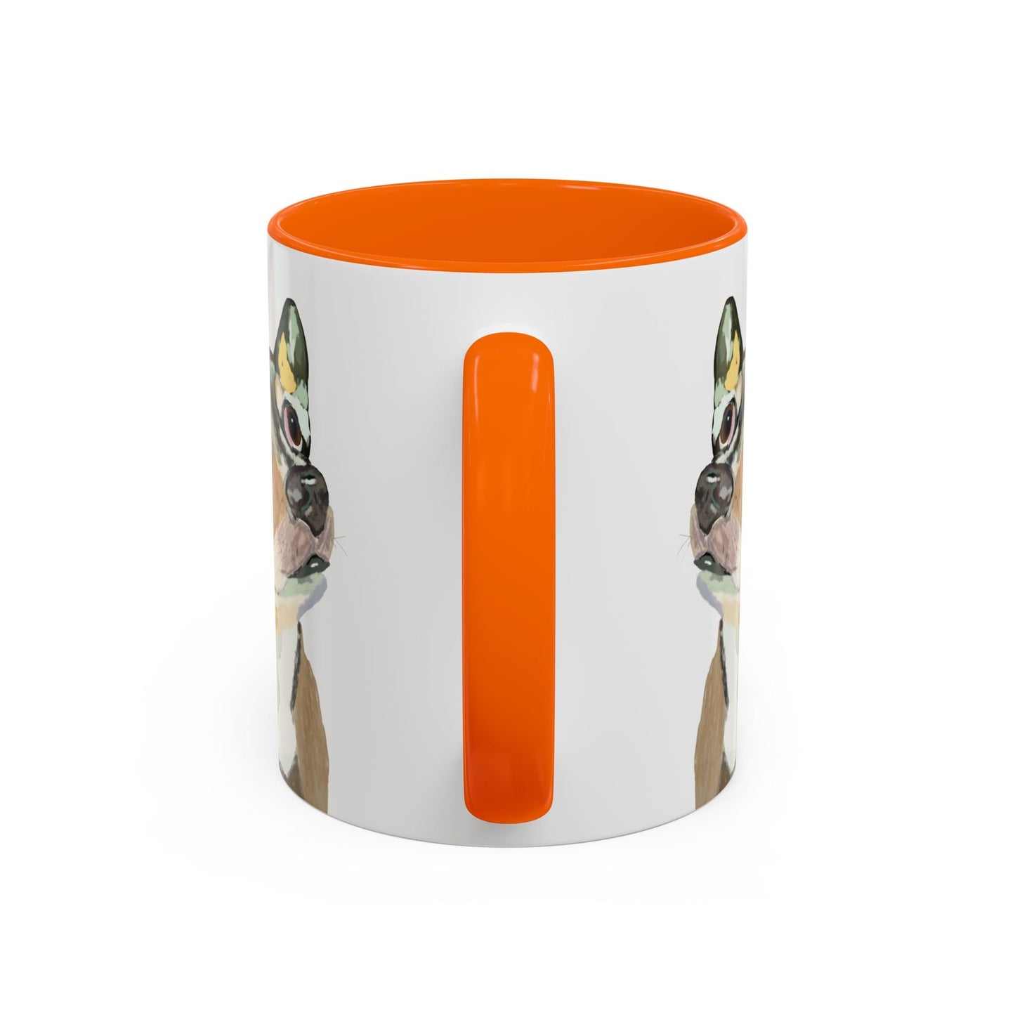 Chihuahua Two Tone Ceramic Mugs - 11 oz & 15 oz - Blue Cava