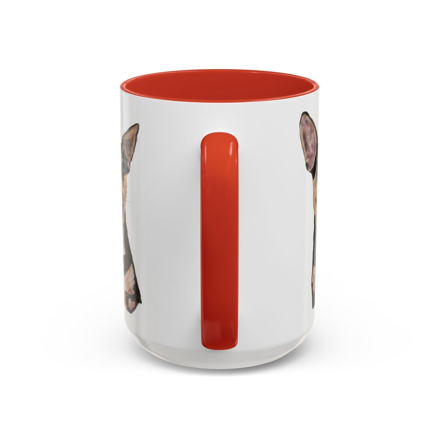 Chihuahua Two Tone Ceramic Mugs - Blue Cava