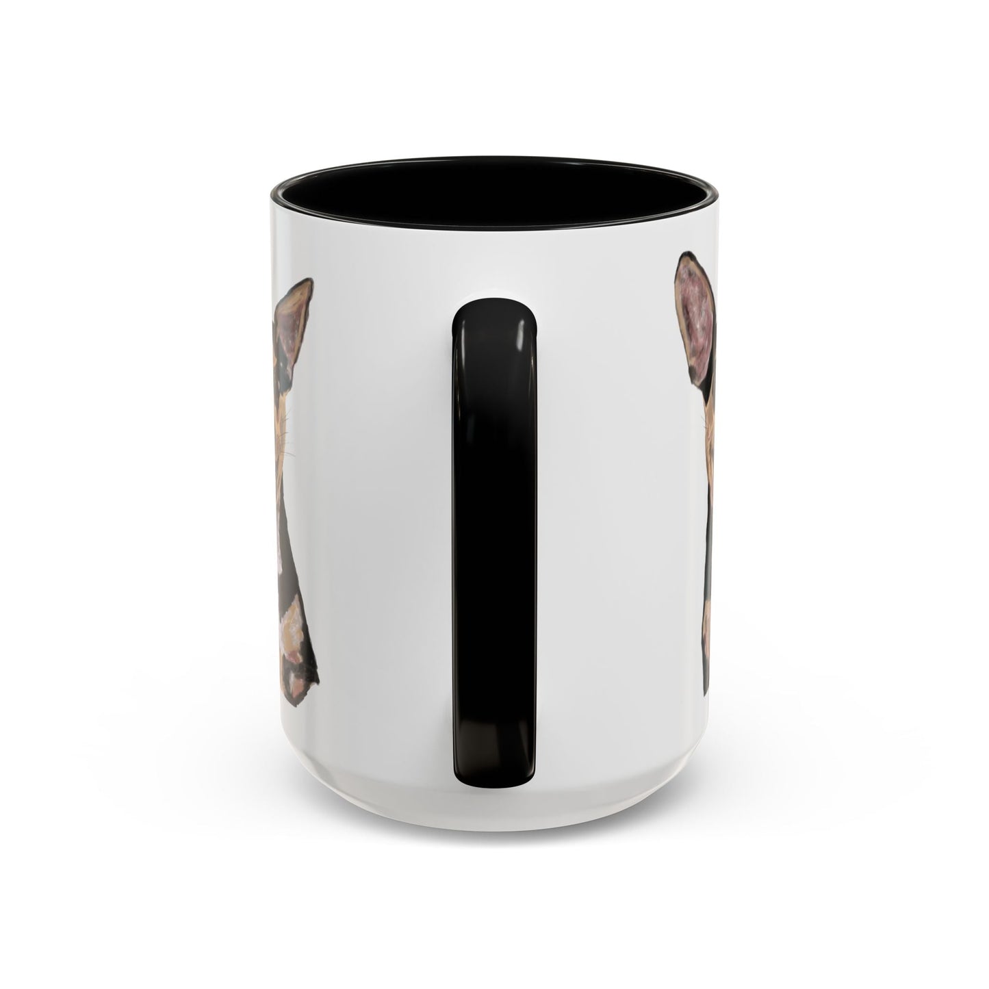 Chihuahua Two Tone Ceramic Mugs - Blue Cava