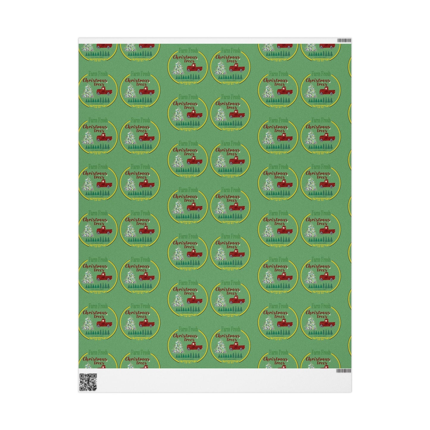 Christmas Tree Farm Wrapping Papers - Blue Cava