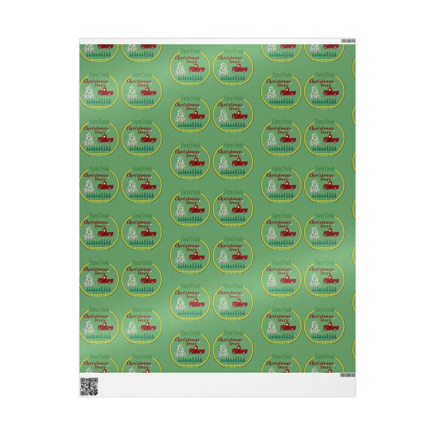 Christmas Tree Farm Wrapping Papers - Blue Cava