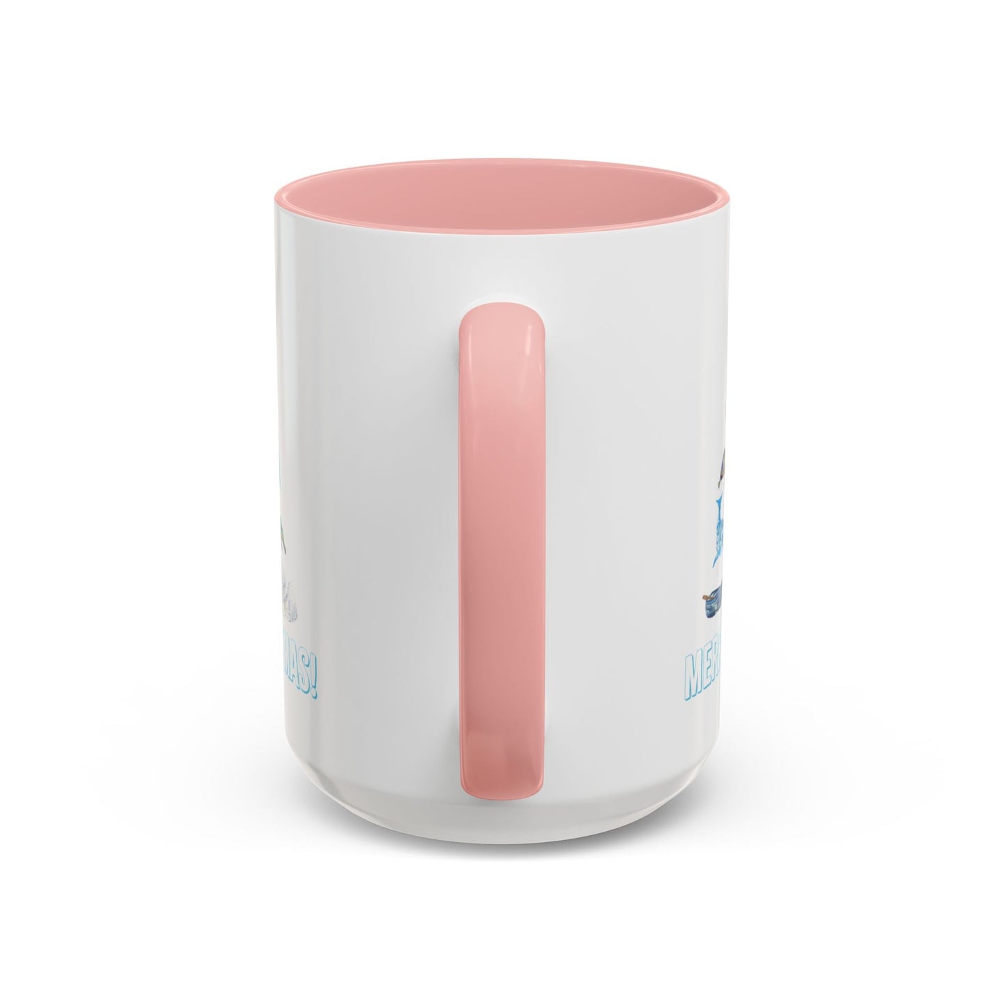 Coastal Christmas Tree Two Tone Coffee Mug (11, 15oz) - Blue Cava