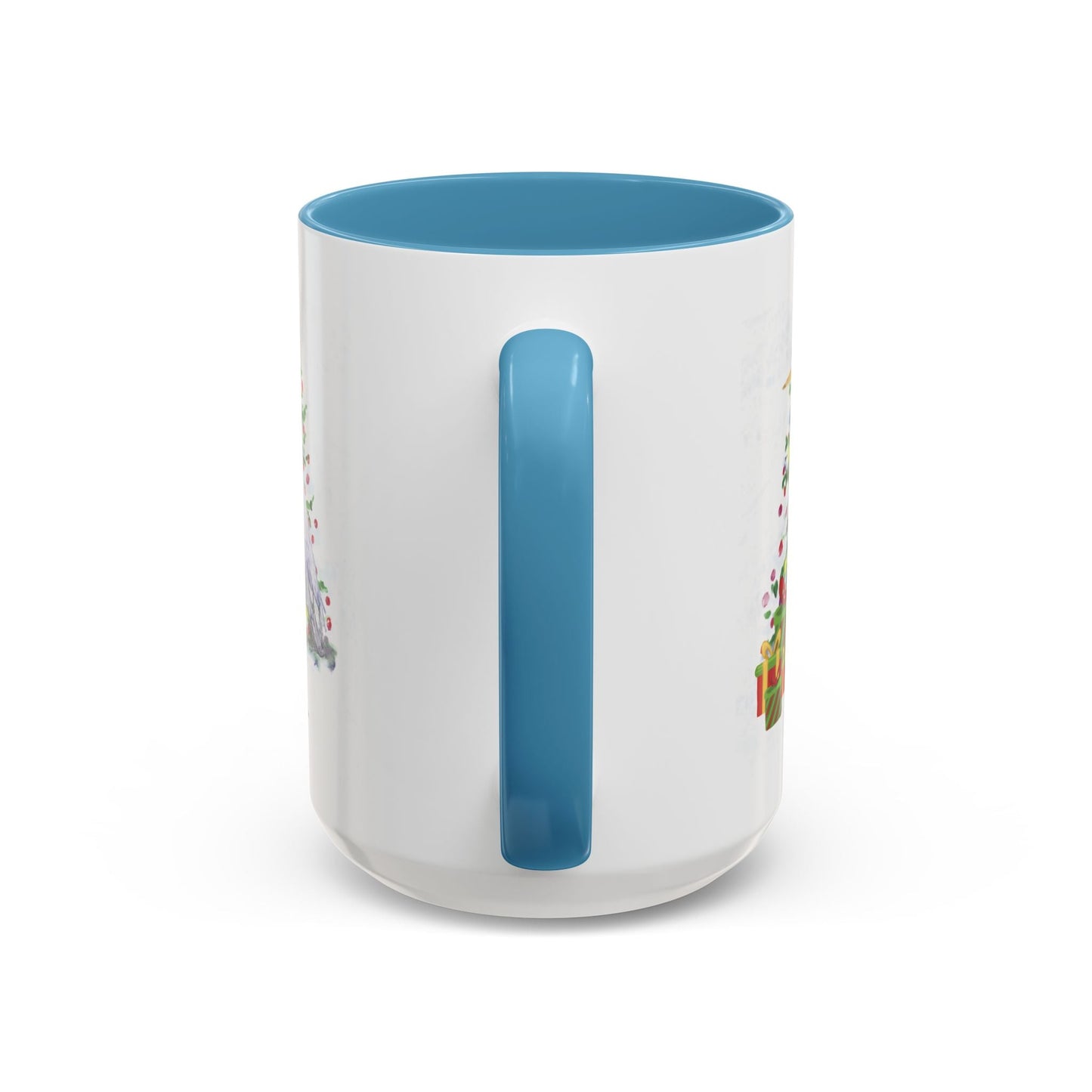 Coastal Egret Christmas Coffee Mug (11oz & 15oz) - Blue Cava
