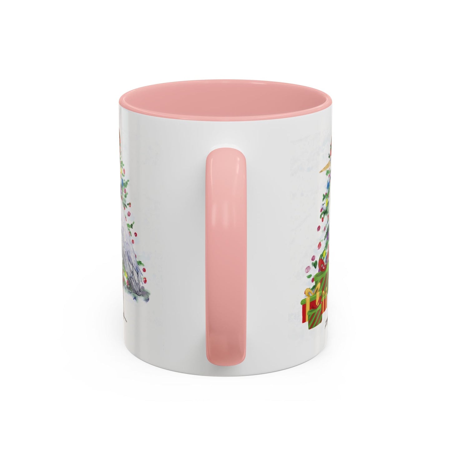 Coastal Egret Christmas Coffee Mug (11oz & 15oz) - Blue Cava