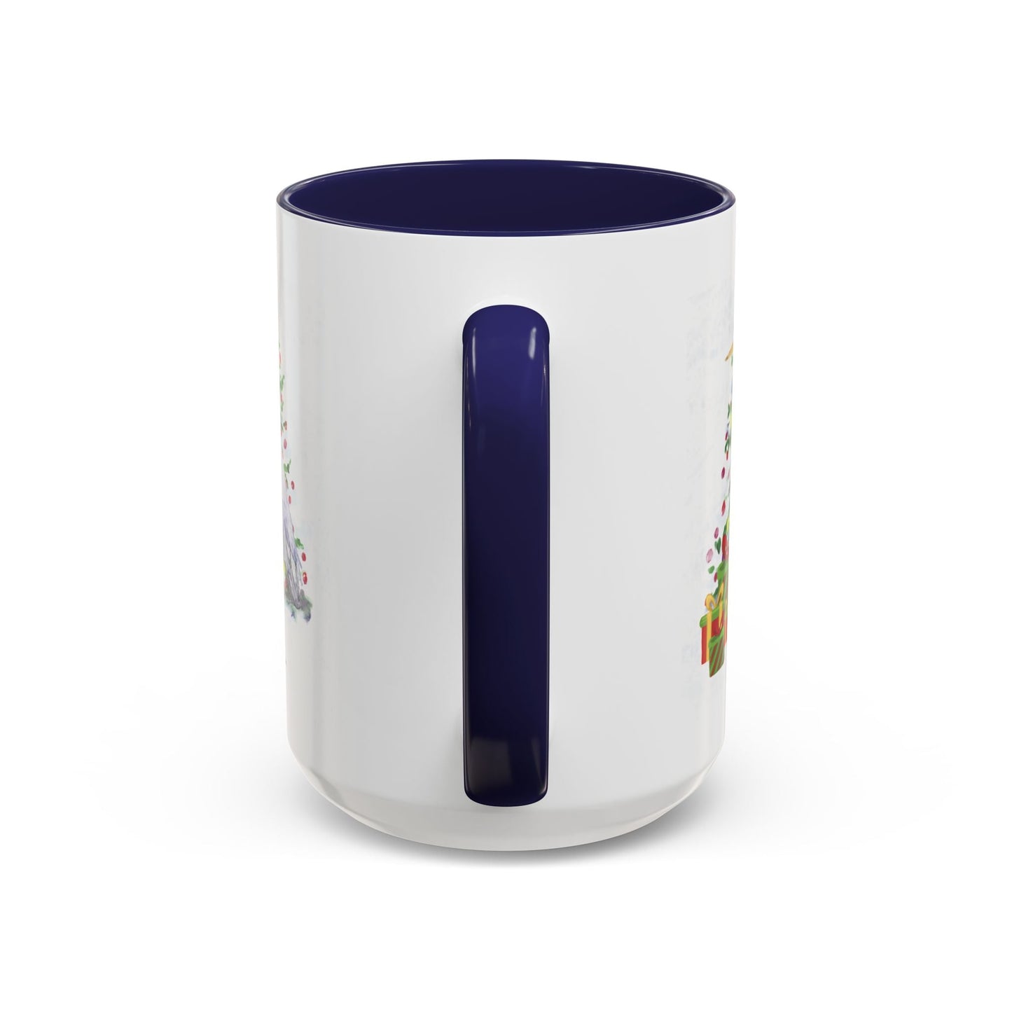 Coastal Egret Christmas Coffee Mug (11oz & 15oz) - Blue Cava