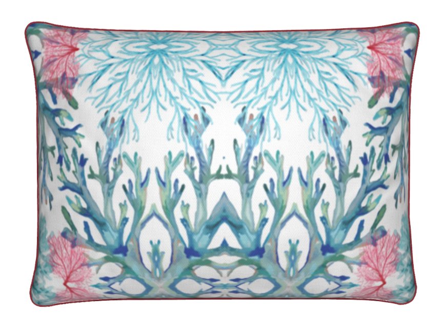 Coastal Premium Pillow - Blue Cava