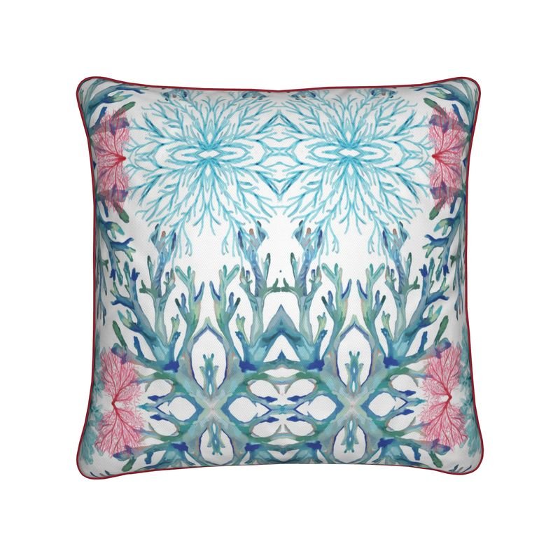 Coastal Premium Pillow - Blue Cava