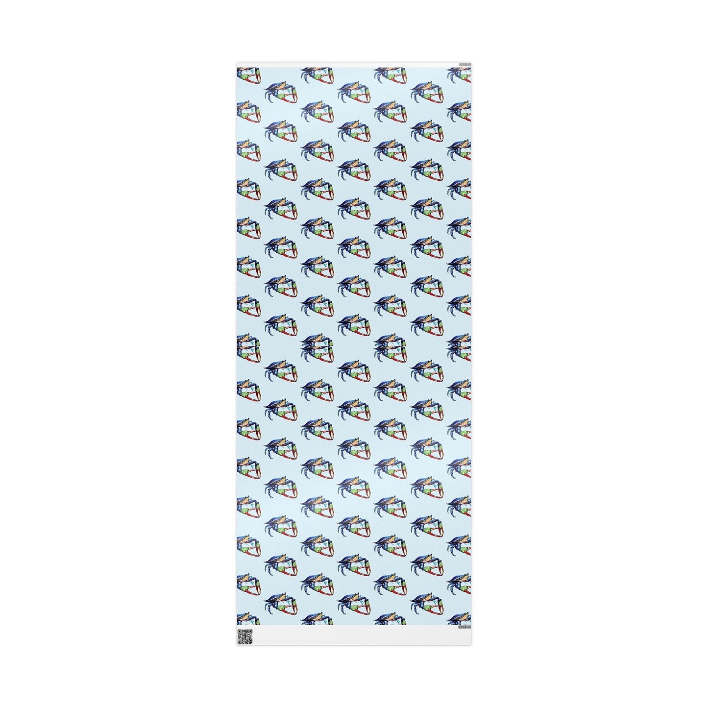 Colorful Crab Wrapping Paper - Eco Friendly Gift Wrap - Blue Cava