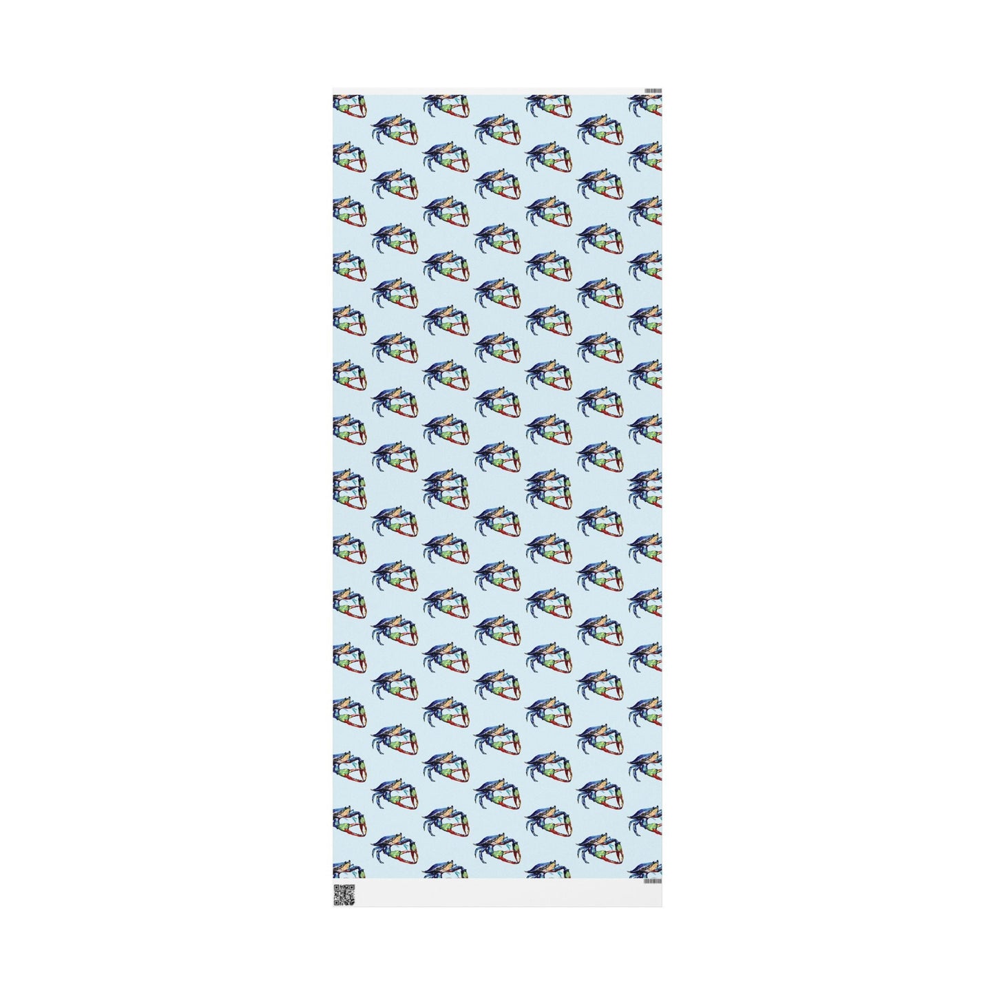 Colorful Crab Wrapping Paper - Eco Friendly Gift Wrap - Blue Cava