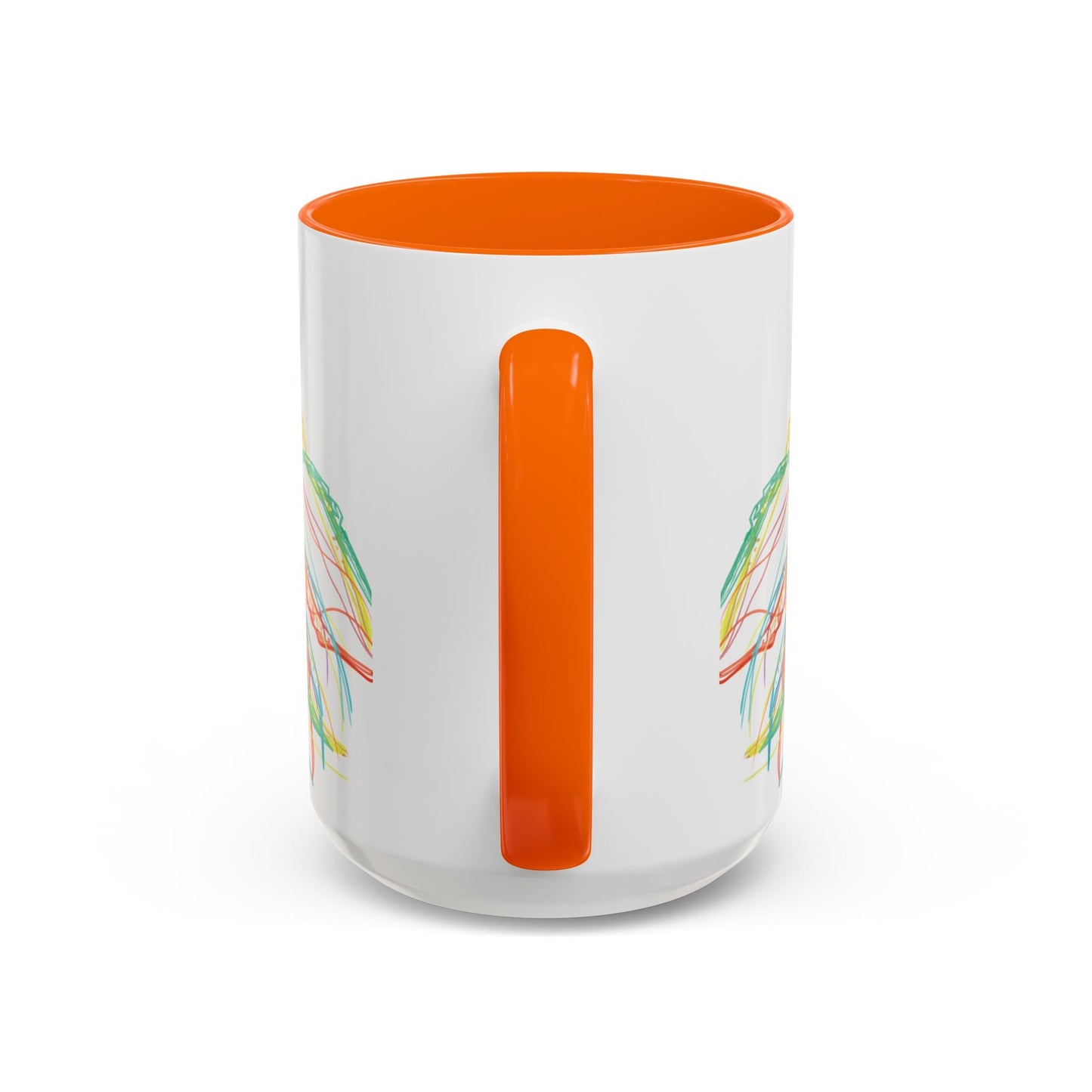 Colorful Jellyfish Accent Coffee Mug - Perfect for Ocean Lovers - Blue Cava