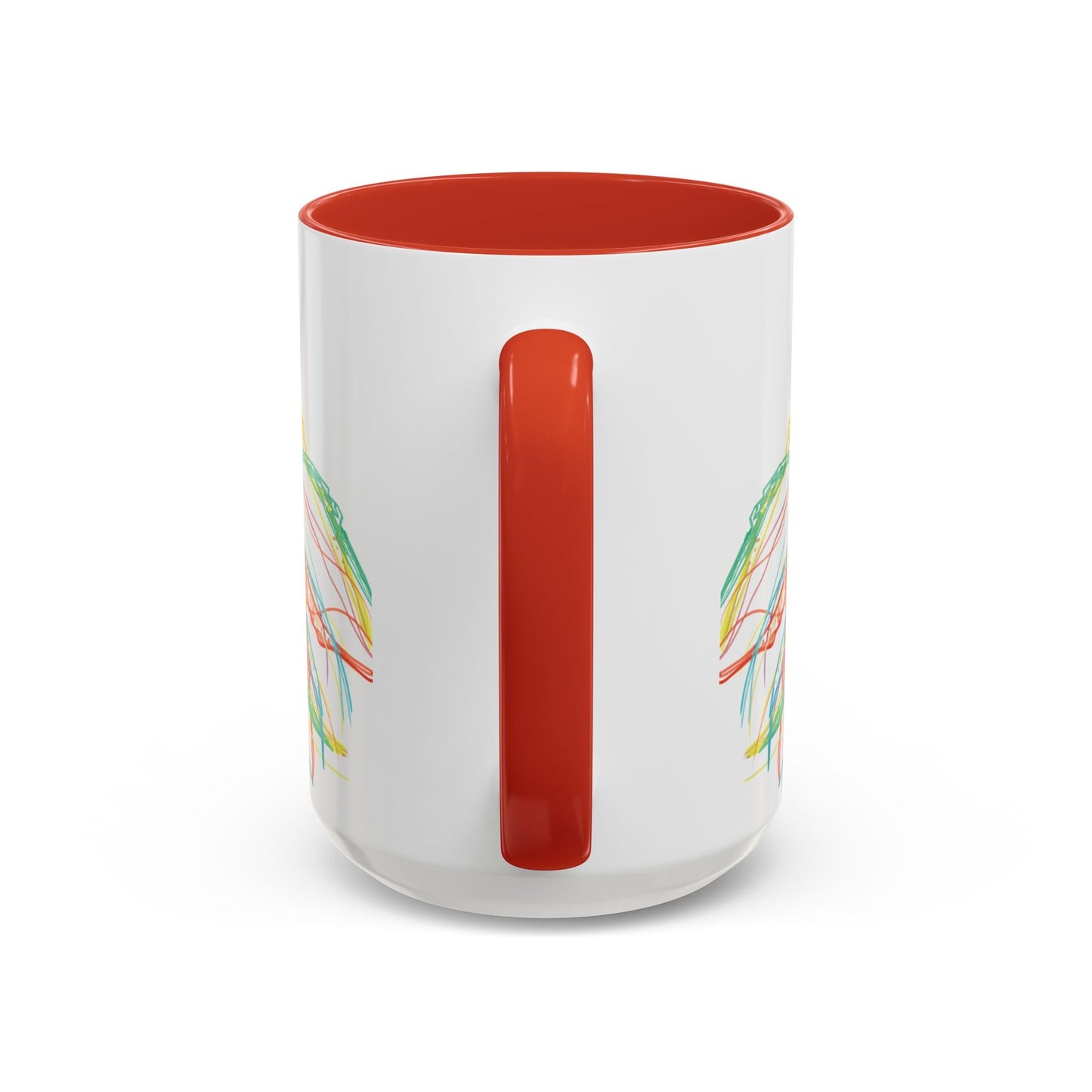 Colorful Jellyfish Accent Coffee Mug - Perfect for Ocean Lovers - Blue Cava