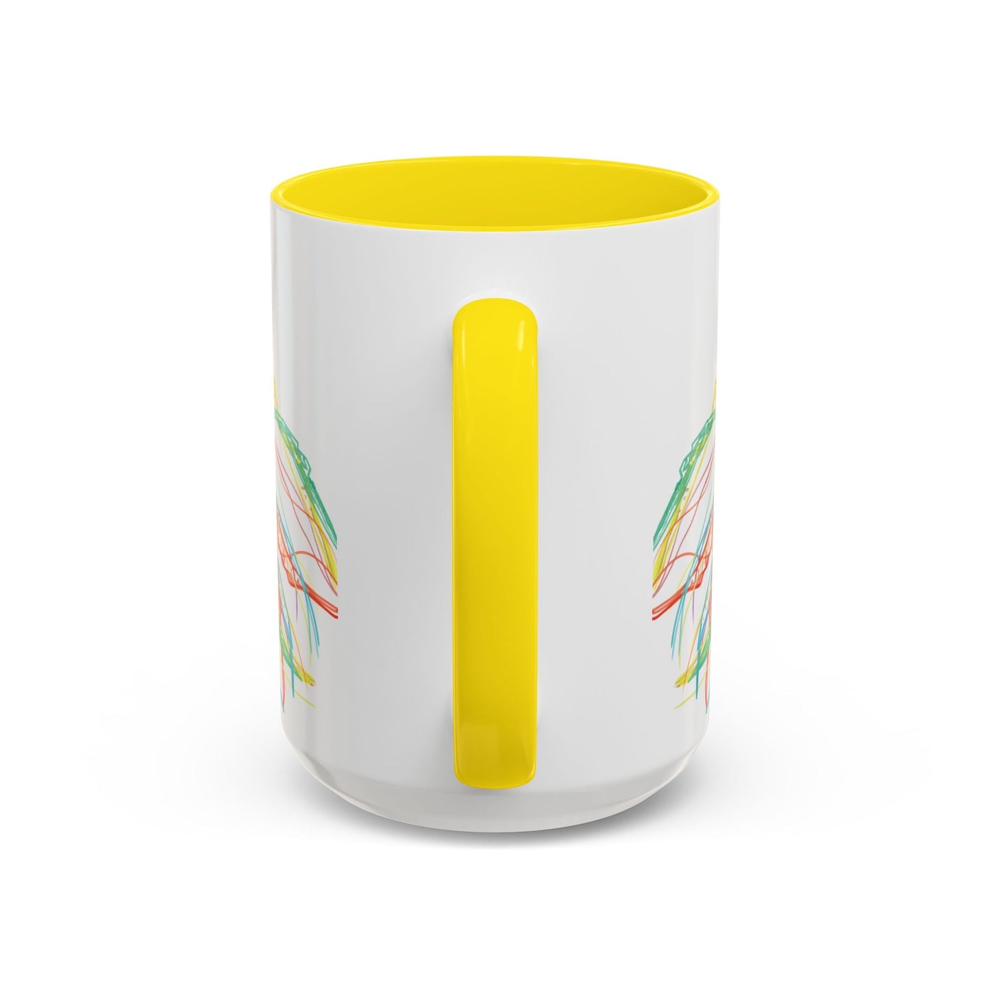 Colorful Jellyfish Accent Coffee Mug - Perfect for Ocean Lovers - Blue Cava