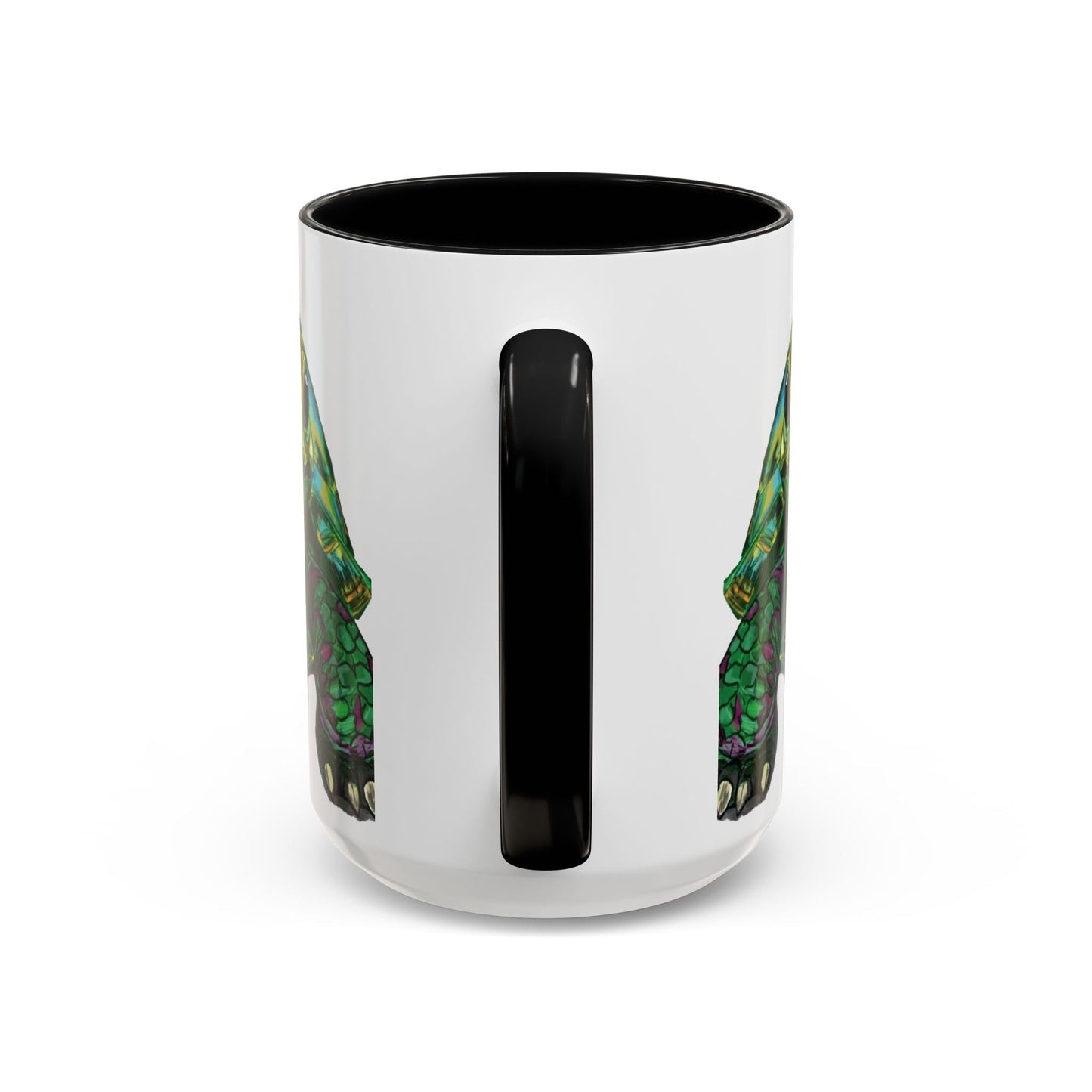 Colorful Sea Turtle Accent Coffee Mug - Unique 11oz & 15oz - Blue Cava