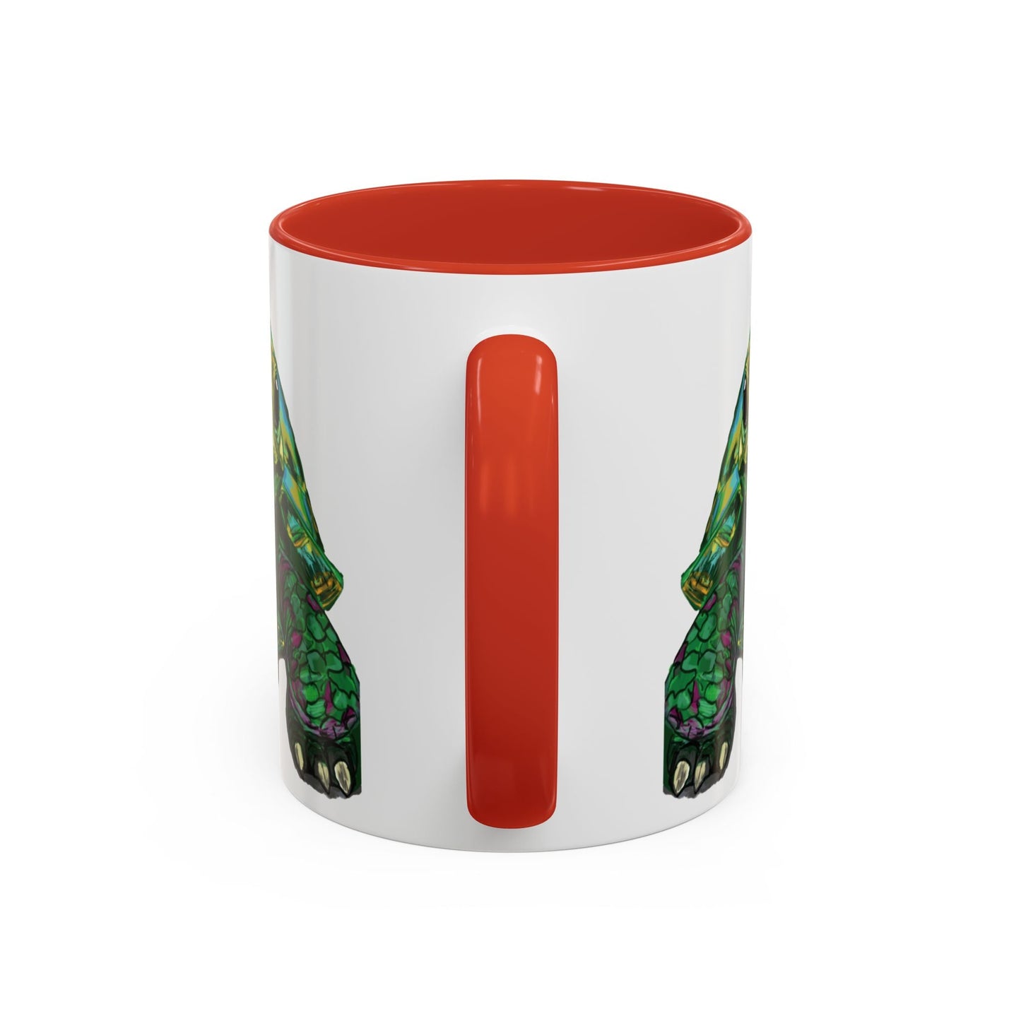 Colorful Sea Turtle Accent Coffee Mug - Unique 11oz & 15oz - Blue Cava