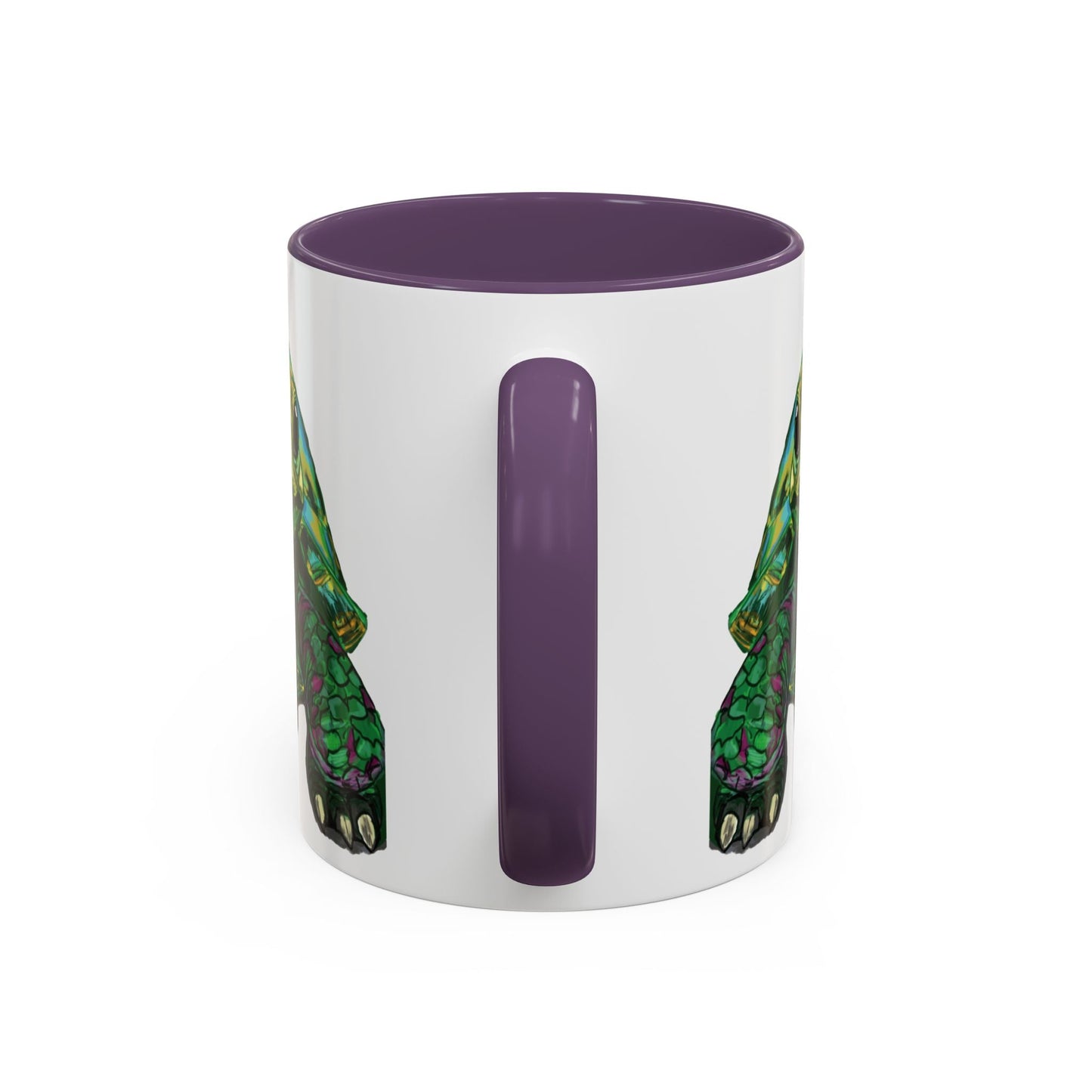 Colorful Sea Turtle Accent Coffee Mug - Unique 11oz & 15oz - Blue Cava