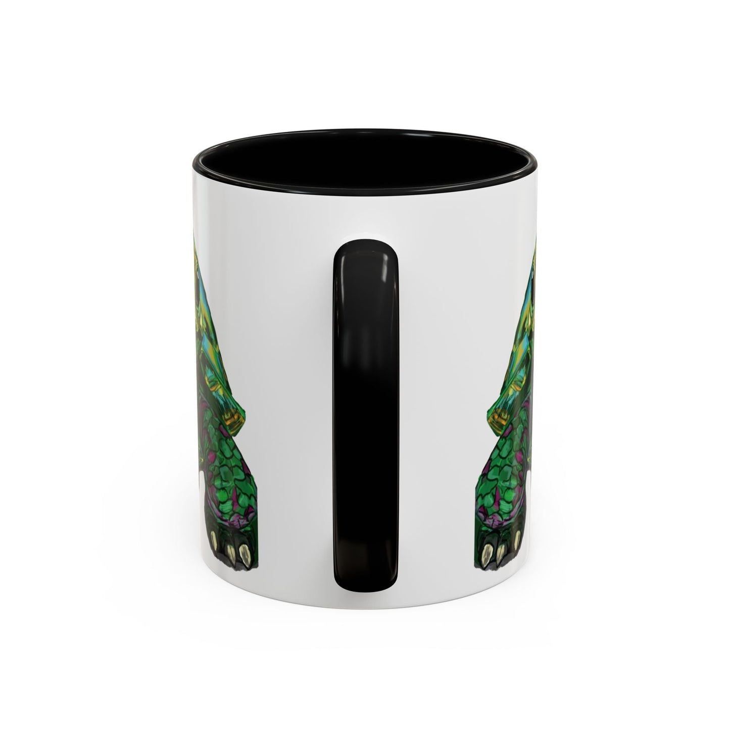 Colorful Sea Turtle Accent Coffee Mug - Unique 11oz & 15oz - Blue Cava