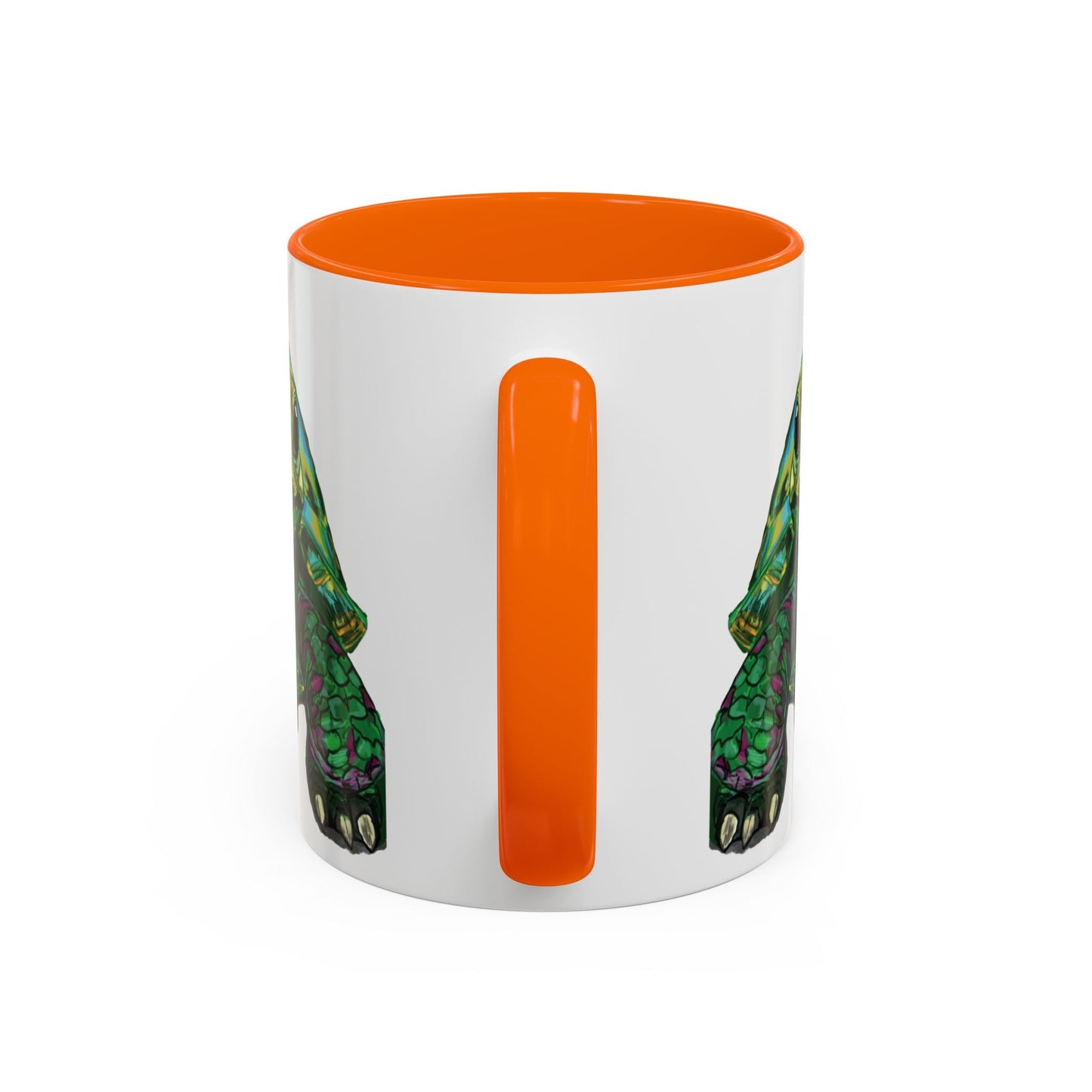 Colorful Sea Turtle Accent Coffee Mug - Unique 11oz & 15oz - Blue Cava