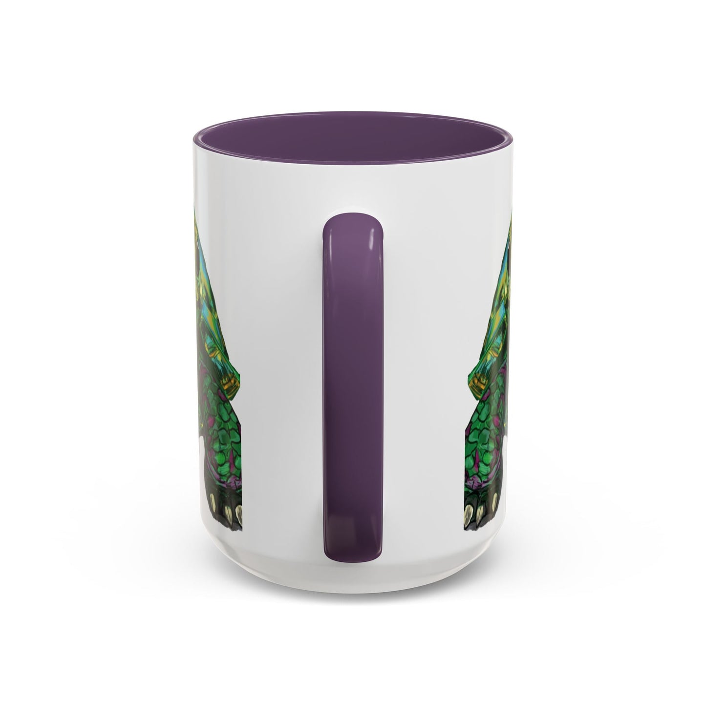 Colorful Sea Turtle Accent Coffee Mug - Unique 11oz & 15oz - Blue Cava