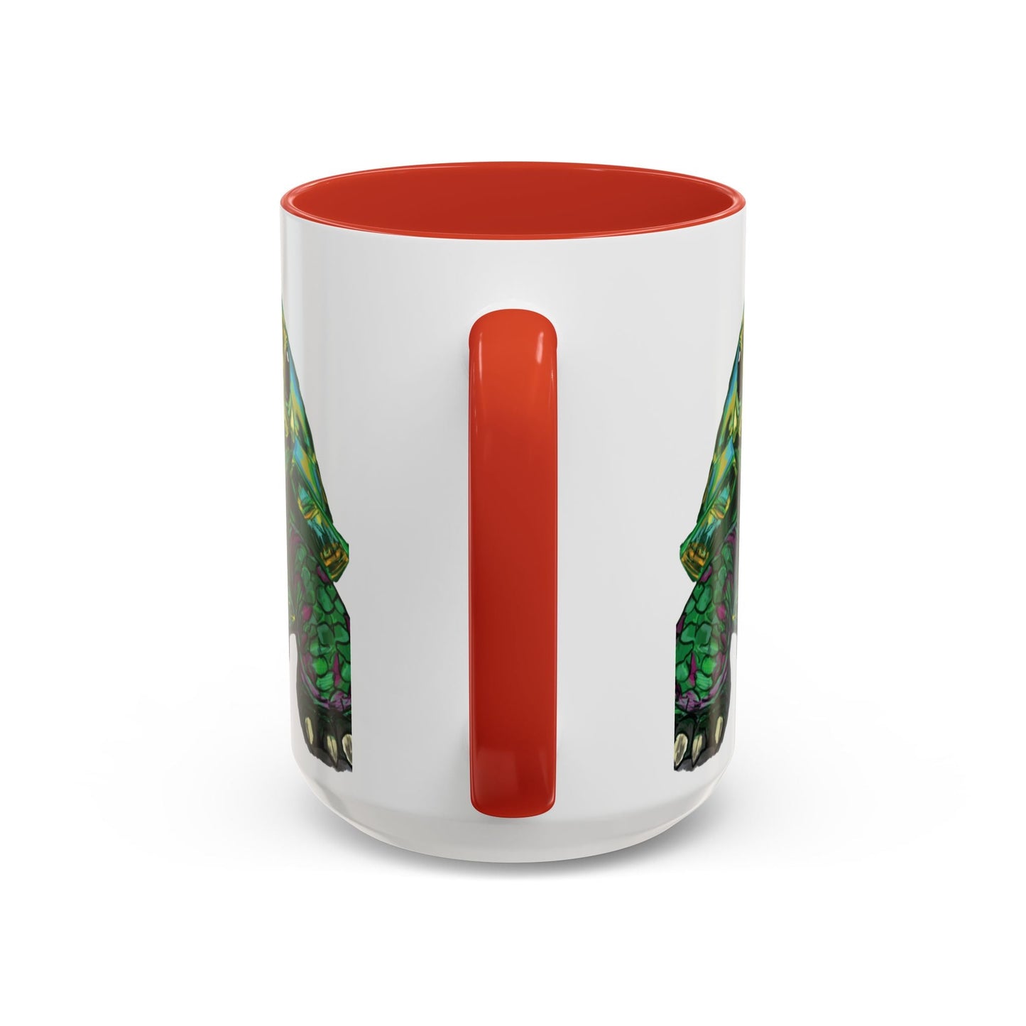 Colorful Sea Turtle Accent Coffee Mug - Unique 11oz & 15oz - Blue Cava