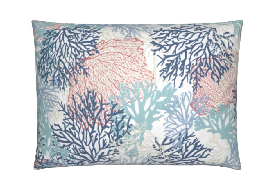 Coral Premium Pillow - Blue Cava