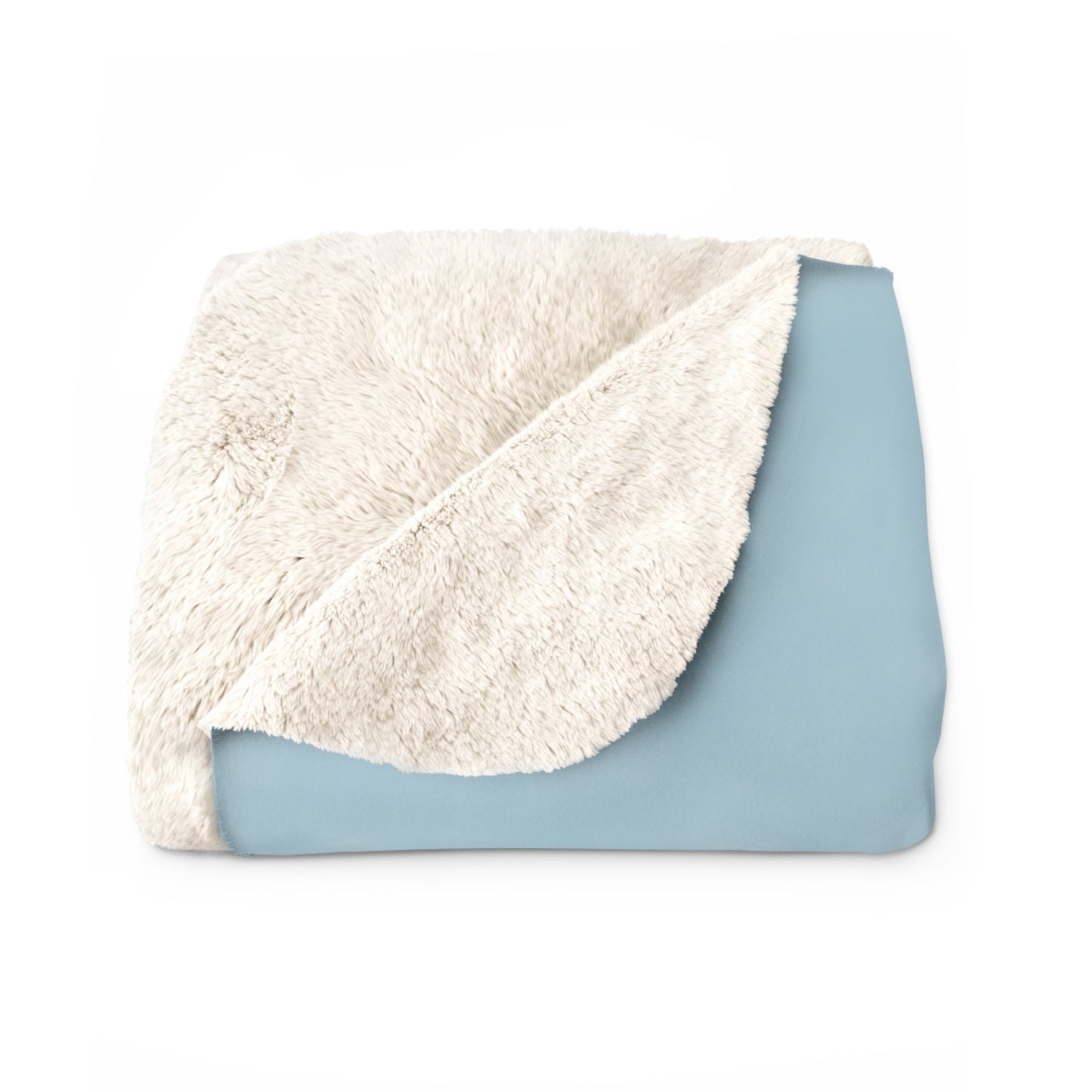 Cozy Weimaraner Dog Pet - Inspired Sherpa Blanket, Dog Lover Gift - Blue Cava