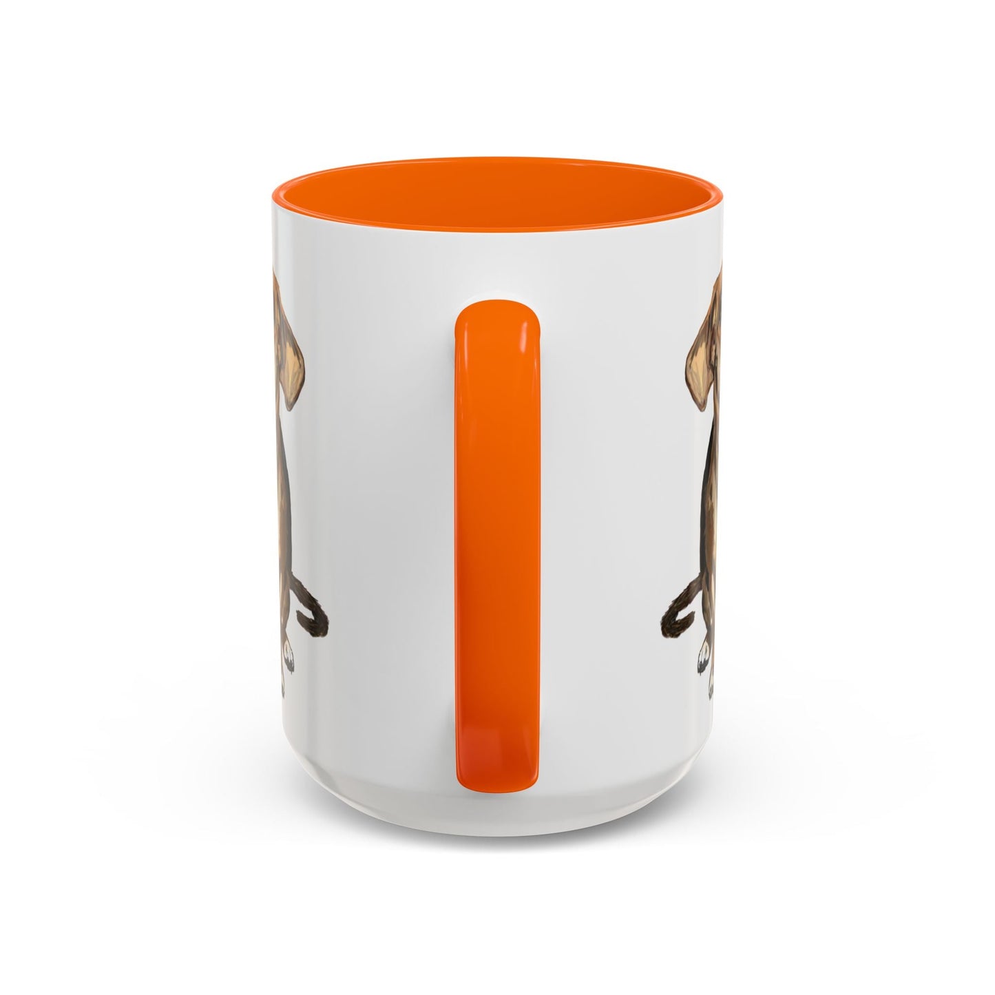 Curious Dog Two Tone Ceramic Mug - 11 oz & 15 oz - Blue Cava