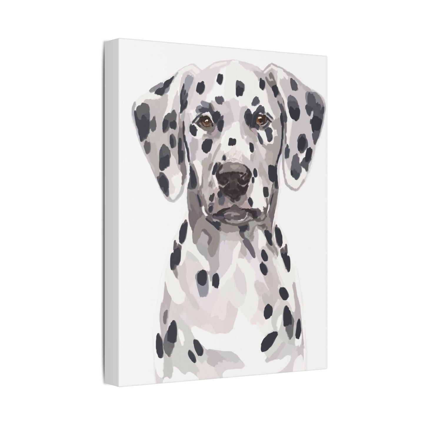 Dalmatian Canvas Art, Dog Wall Decor - Blue Cava