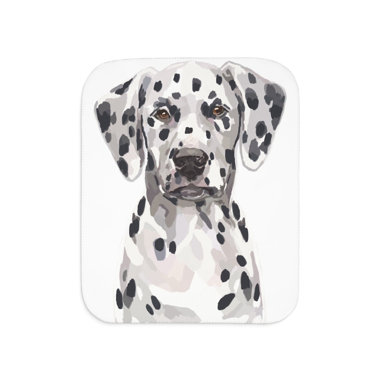 Dalmatian Cozy Sherpa Blankets - Blue Cava