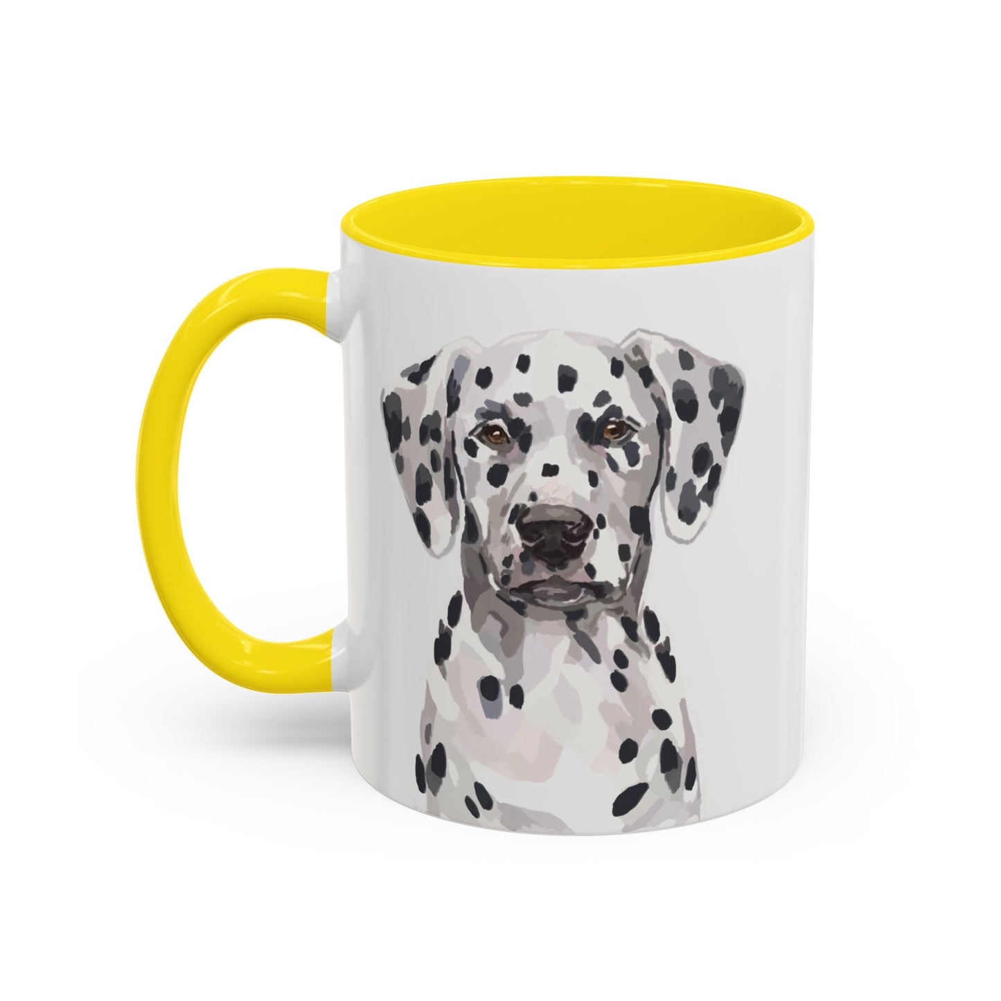Dalmatian Two Tone Ceramic Mug - 11oz & 15 oz - Blue Cava