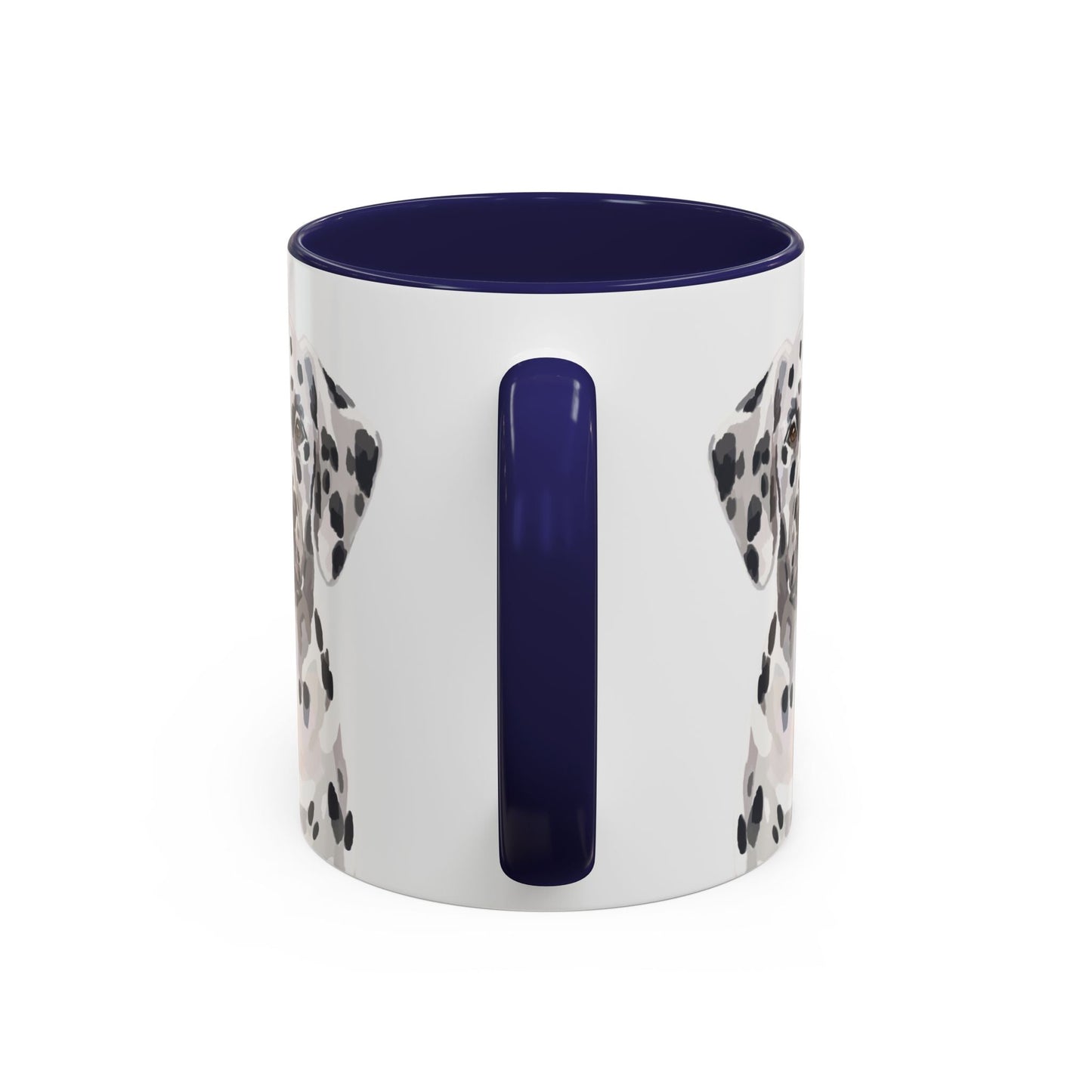 Dalmatian Two Tone Ceramic Mug - 11oz & 15 oz - Blue Cava