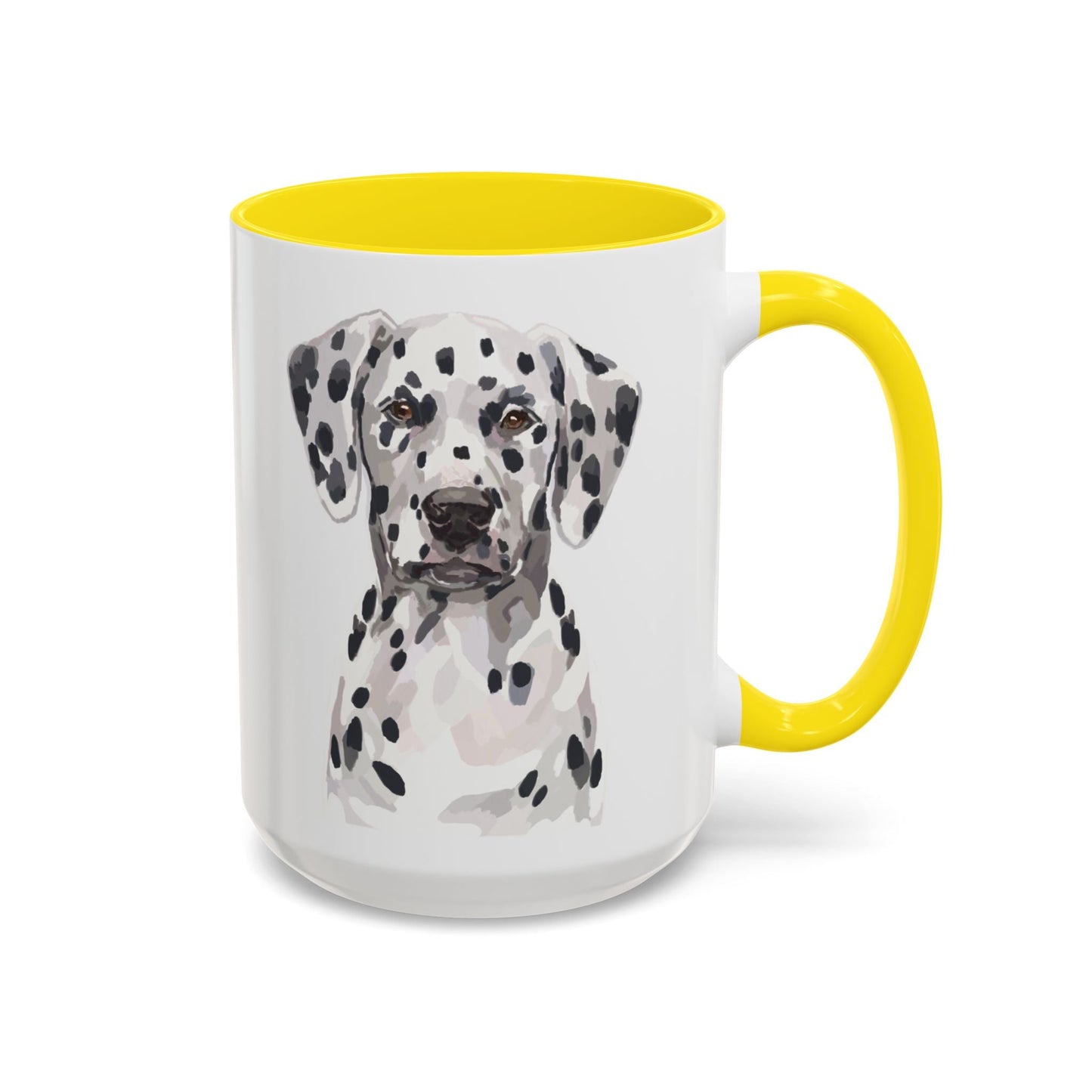 Dalmatian Two Tone Ceramic Mug - 11oz & 15 oz - Blue Cava