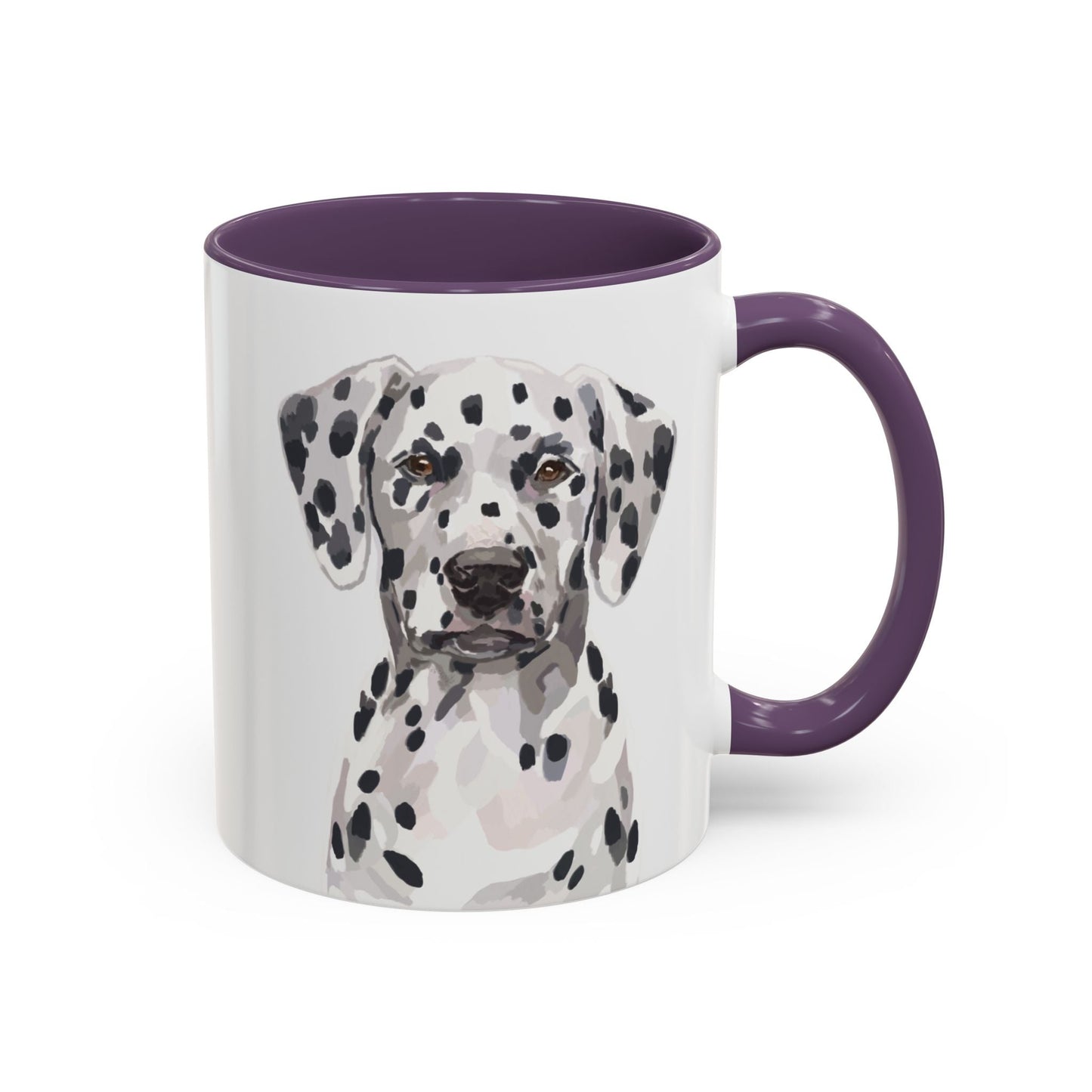 Dalmatian Two Tone Ceramic Mug - 11oz & 15 oz - Blue Cava