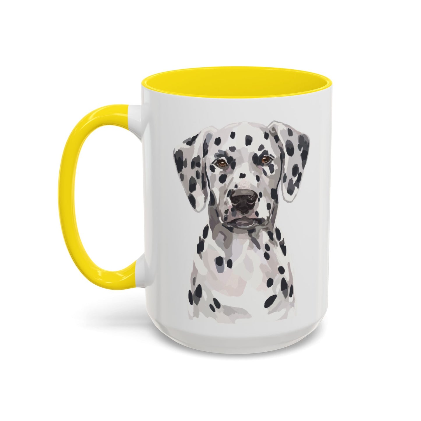 Dalmatian Two Tone Ceramic Mug - 11oz & 15 oz - Blue Cava