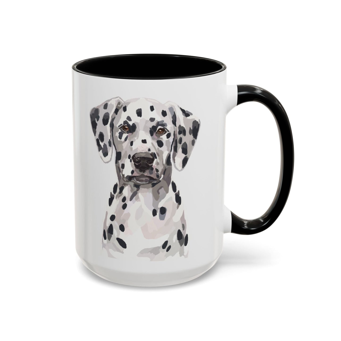 Dalmatian Two Tone Ceramic Mug - 11oz & 15 oz - Blue Cava