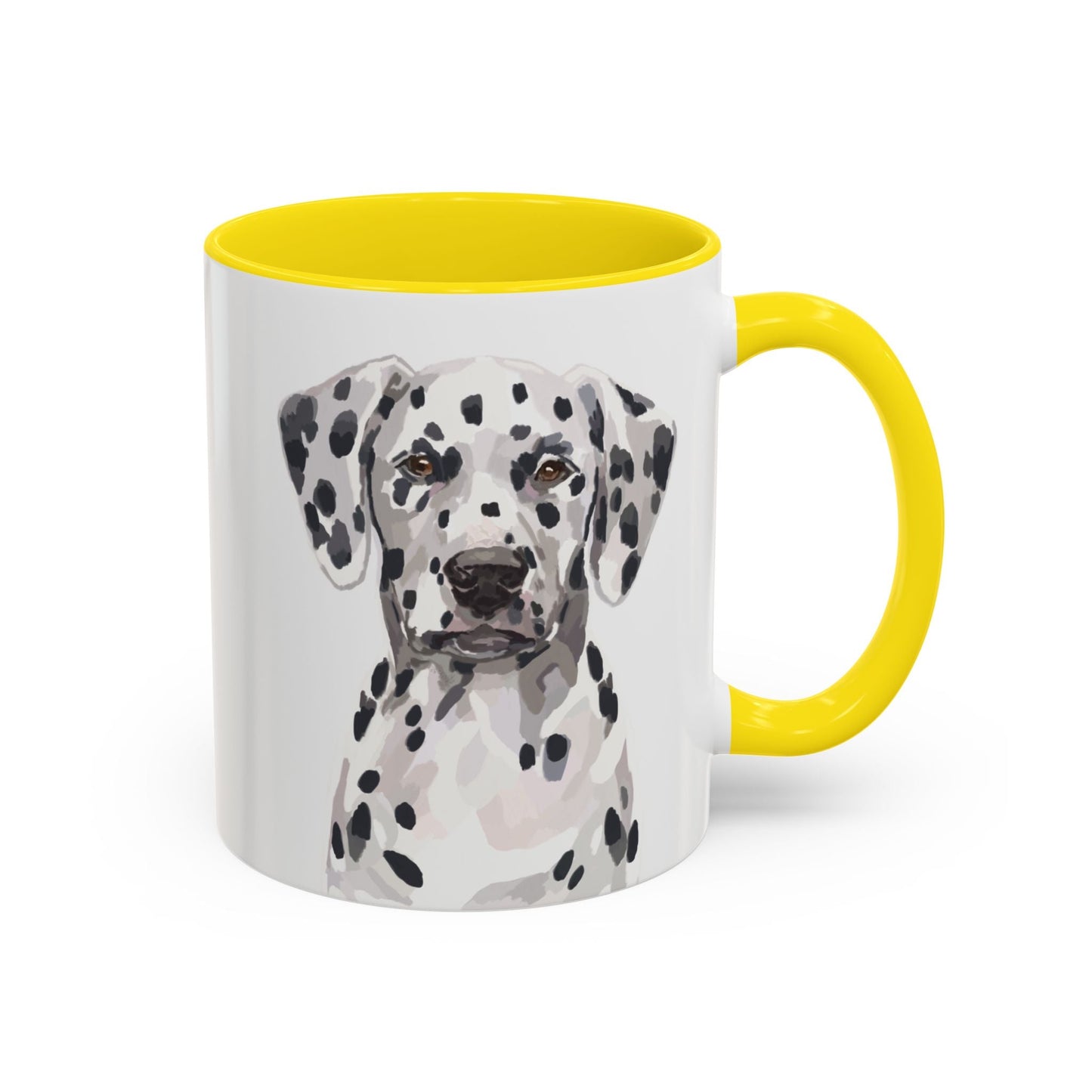 Dalmatian Two Tone Ceramic Mug - 11oz & 15 oz - Blue Cava
