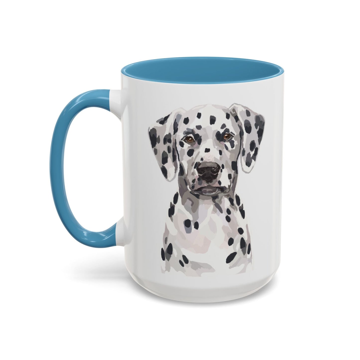 Dalmatian Two Tone Ceramic Mug - 11oz & 15 oz - Blue Cava