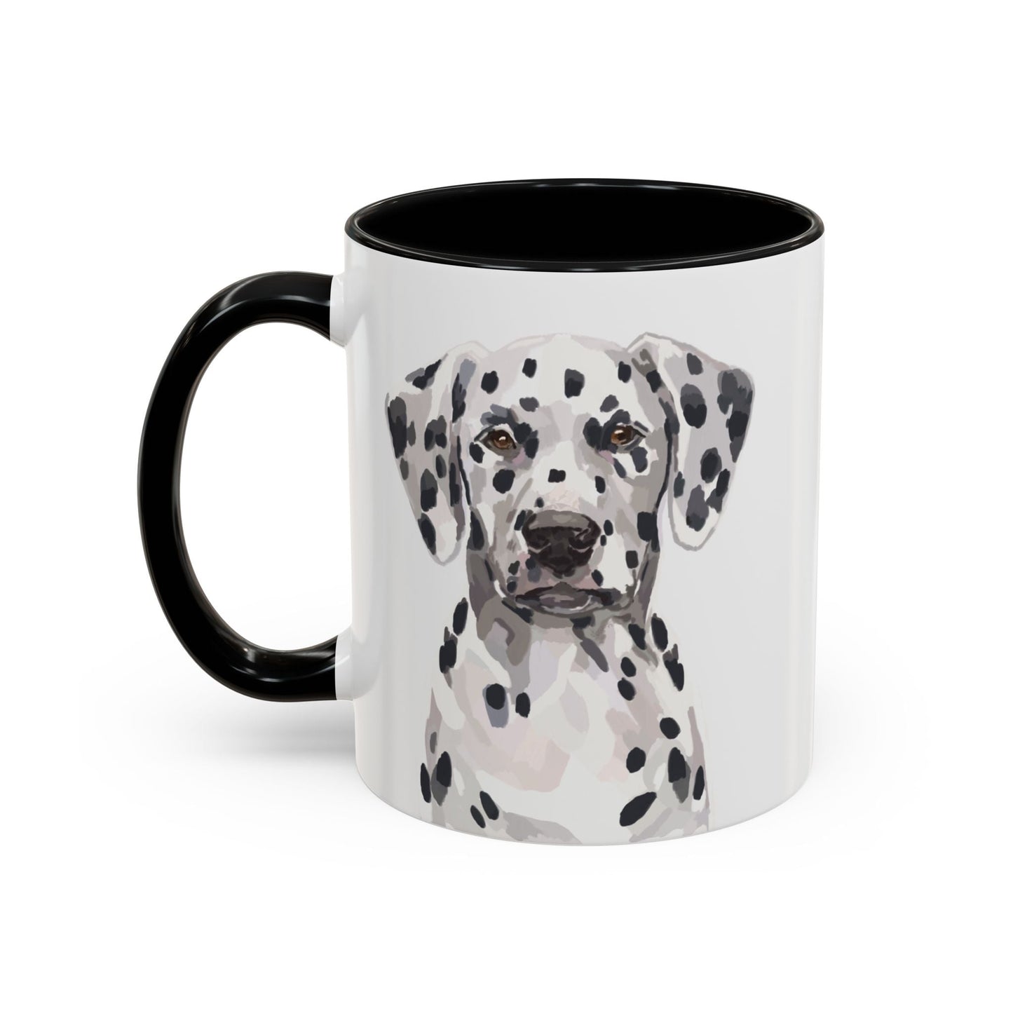 Dalmatian Two Tone Ceramic Mug - 11oz & 15 oz - Blue Cava