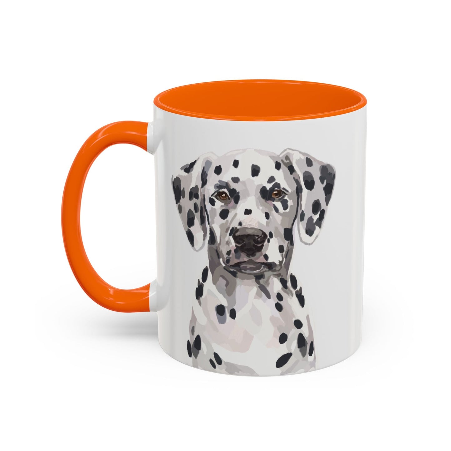 Dalmatian Two Tone Ceramic Mug - 11oz & 15 oz - Blue Cava