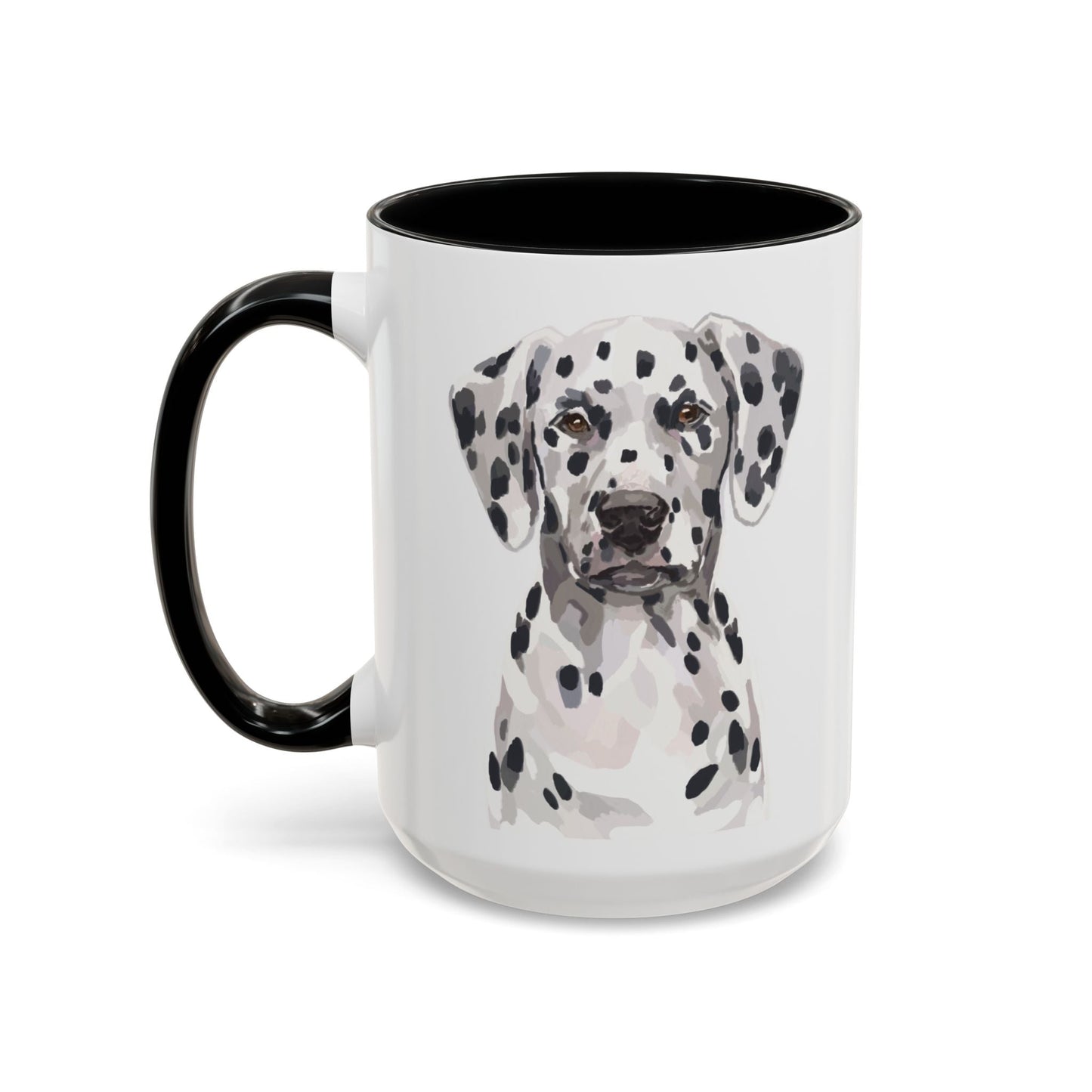 Dalmatian Two Tone Ceramic Mug - 11oz & 15 oz - Blue Cava