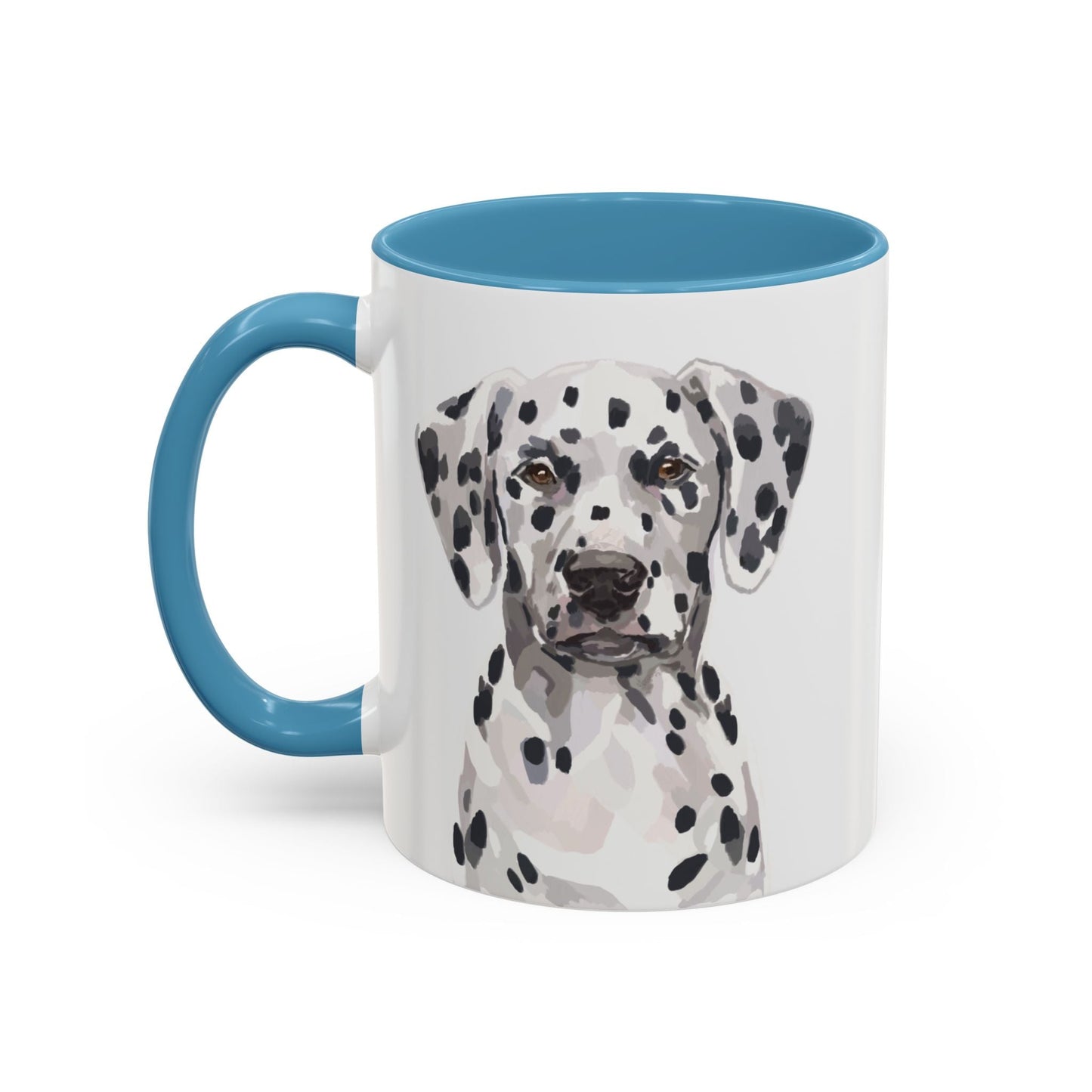 Dalmatian Two Tone Ceramic Mug - 11oz & 15 oz - Blue Cava