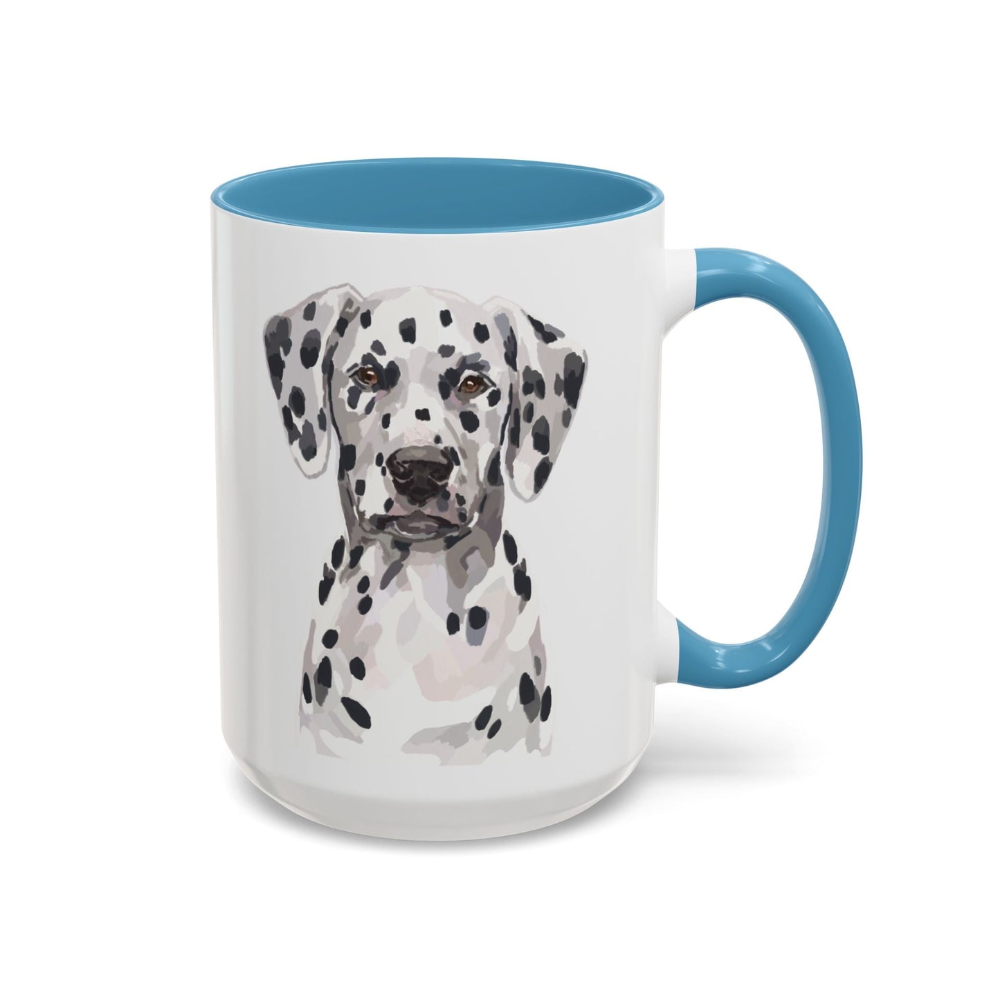 Dalmatian Two Tone Ceramic Mug - 11oz & 15 oz - Blue Cava