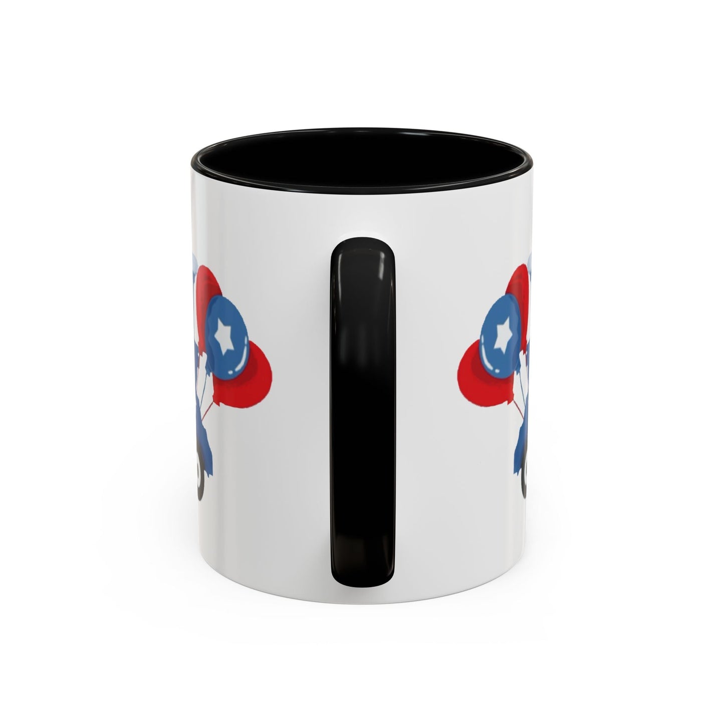 Egret Golf Cart Two Tone Coffee Mug (11oz & 15oz) - Blue Cava